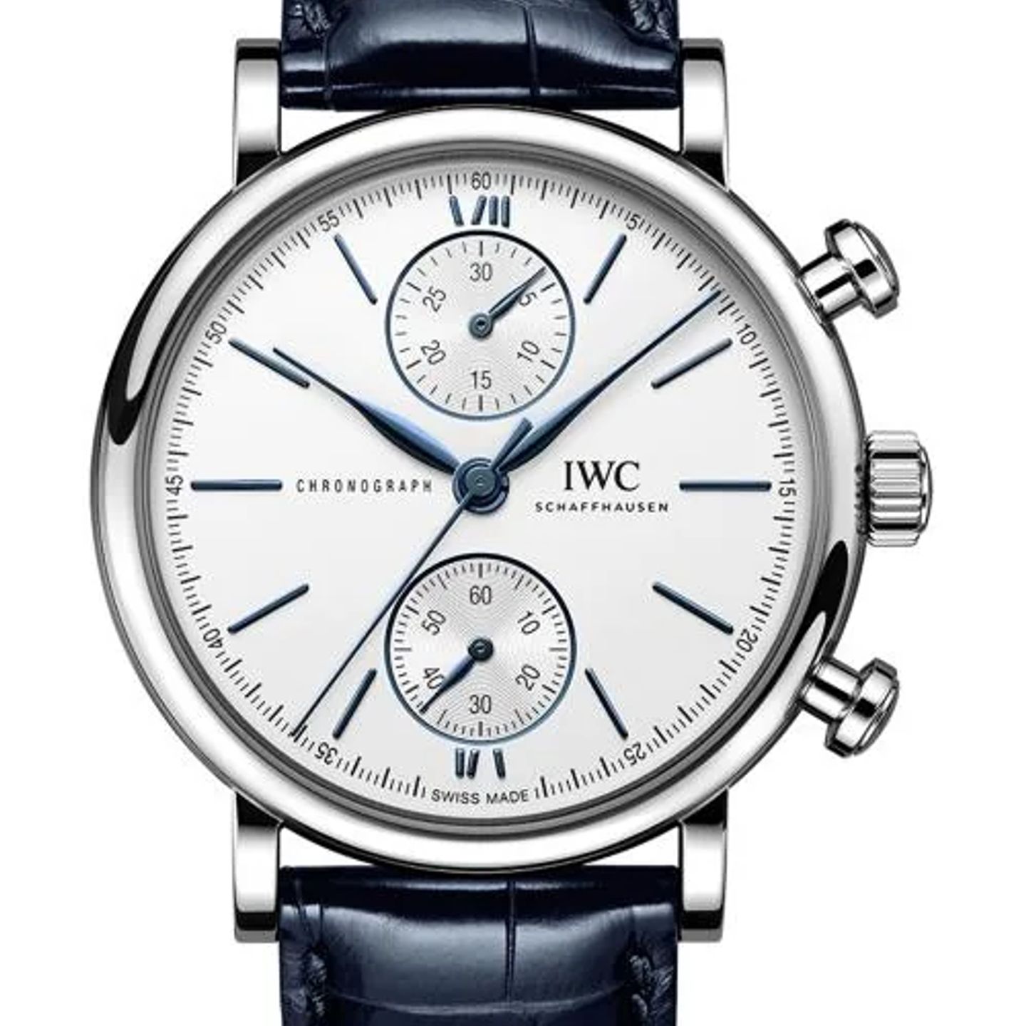IWC Portofino Chronograph IW391407 (2026) - Silver dial 39 mm Steel case (1/1)