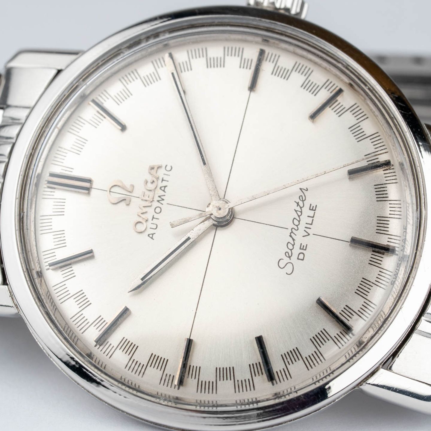 Omega Seamaster DeVille 165.020 (1960) - Zilver wijzerplaat 34mm Staal (3/8)