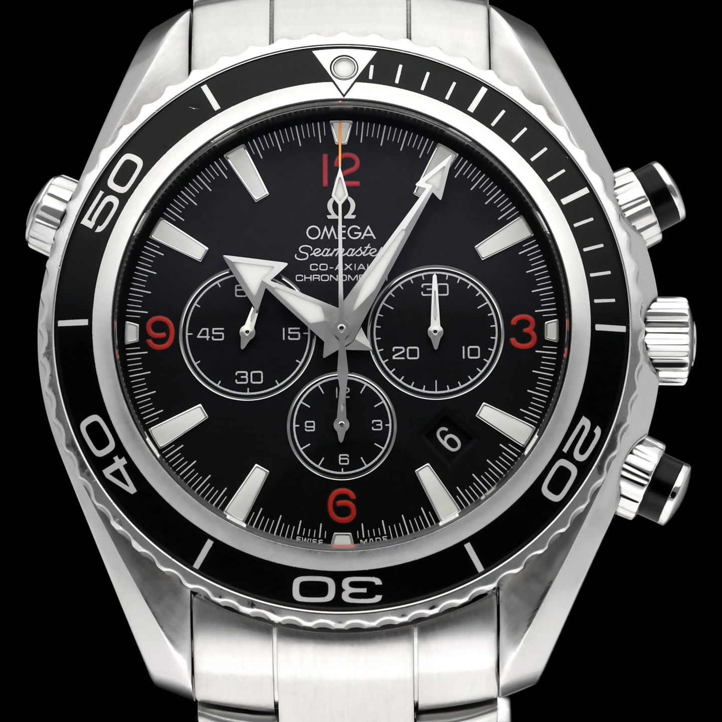 Omega Seamaster Planet Ocean Chronograph 2210.51.00 (2006) - Black dial 46 mm Steel case (1/8)