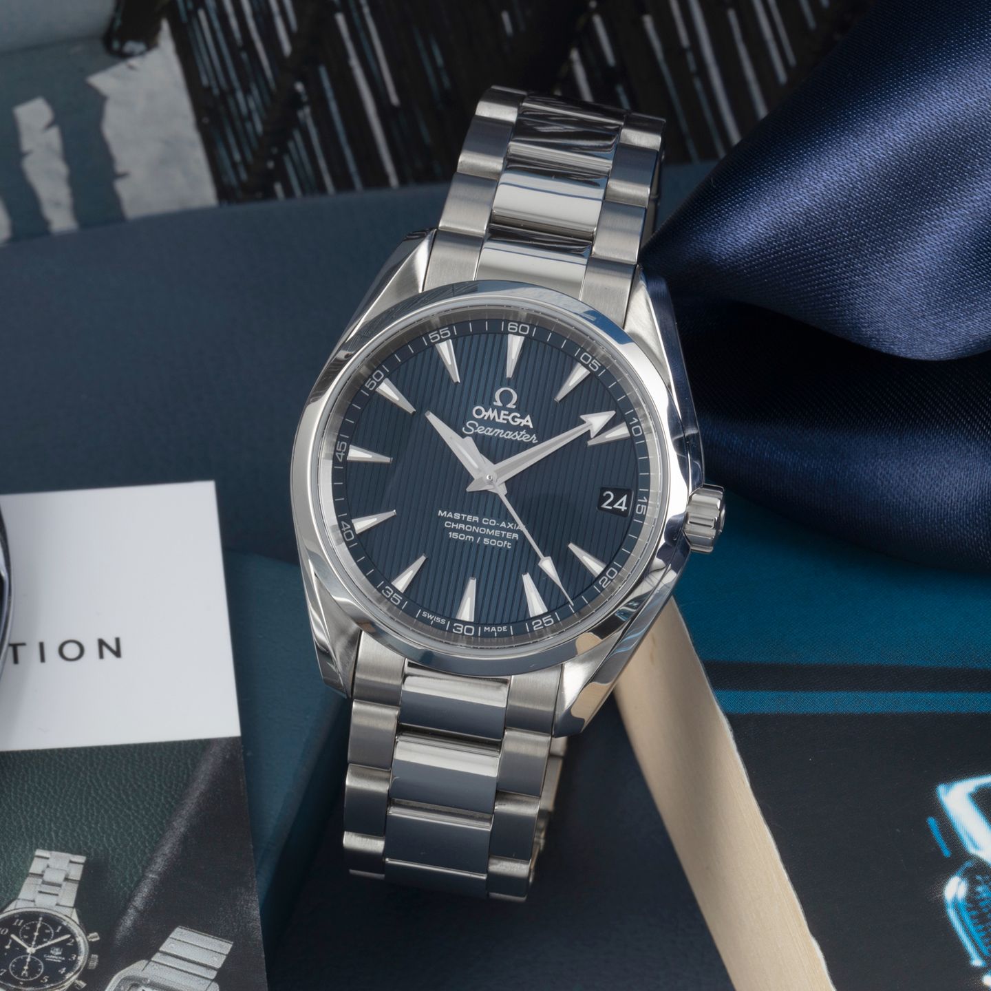 Omega Seamaster Aqua Terra 231.10.39.21.03.002 (Unknown (random serial)) - Blue dial 39 mm Steel case (1/8)