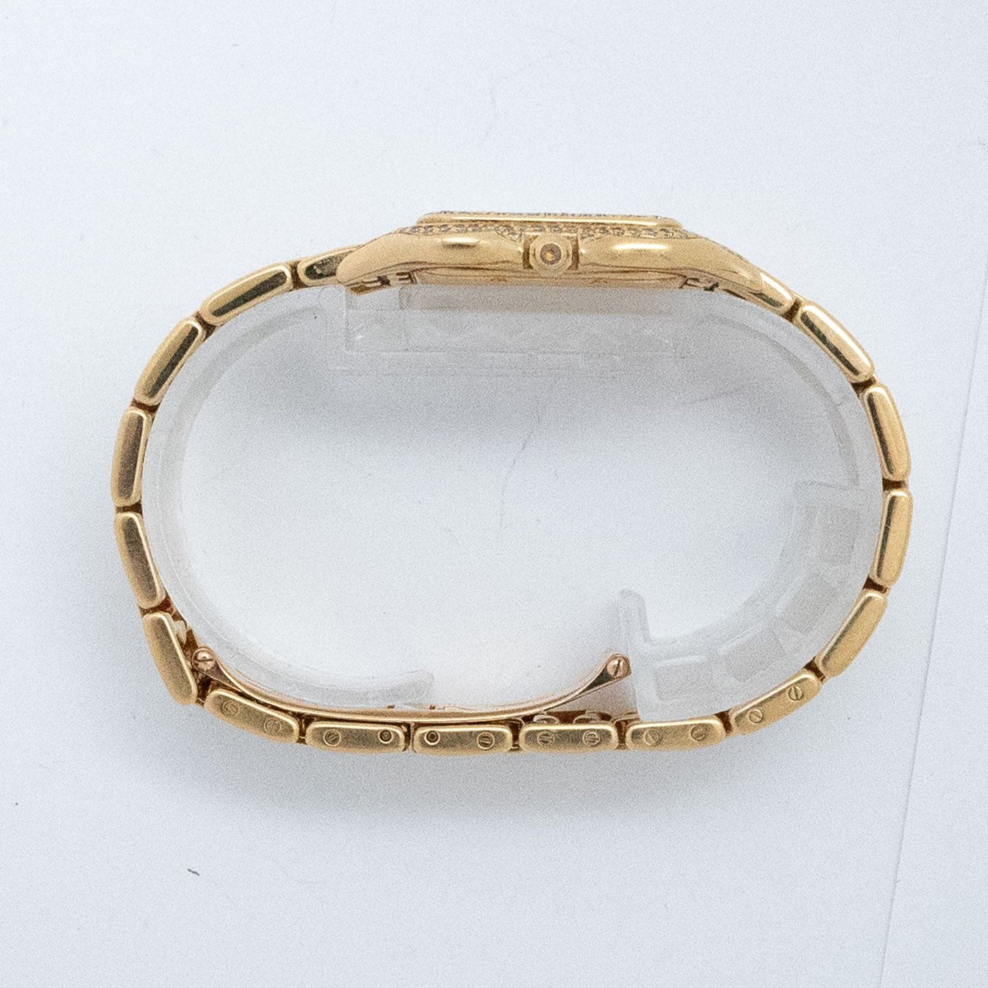 Cartier Panthère 1070 (1990) - Silver dial 22 mm Yellow Gold case (4/4)