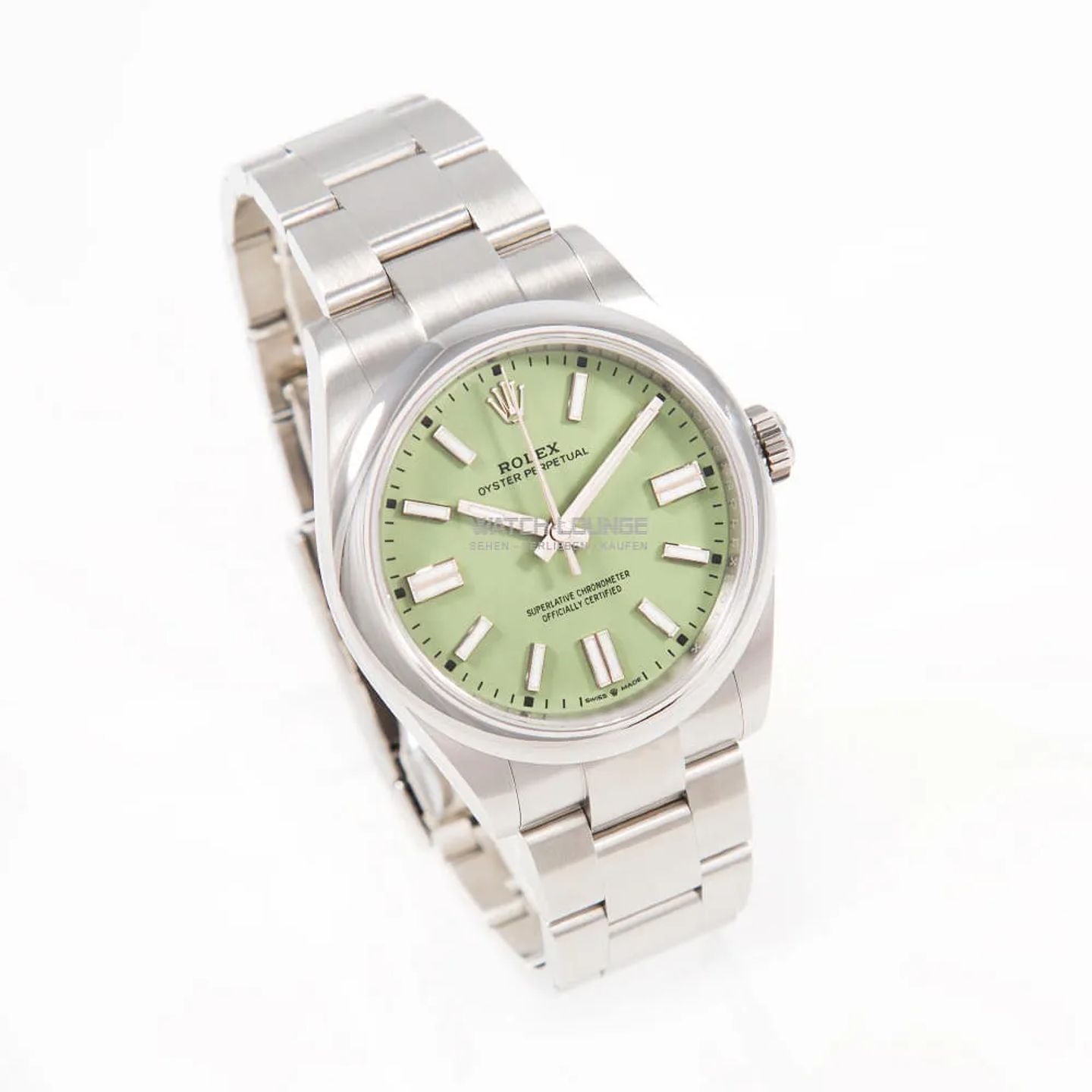Rolex Oyster Perpetual 41 134300 (2025) - Groen wijzerplaat 41mm Staal (4/8)