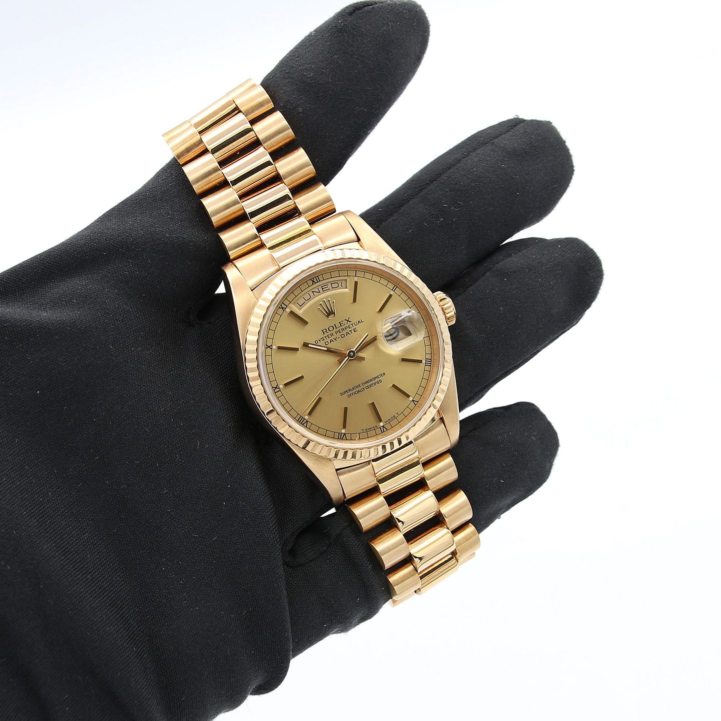 Rolex Day-Date 36 18038 (Unknown (random serial)) - 36 mm Yellow Gold case (3/8)