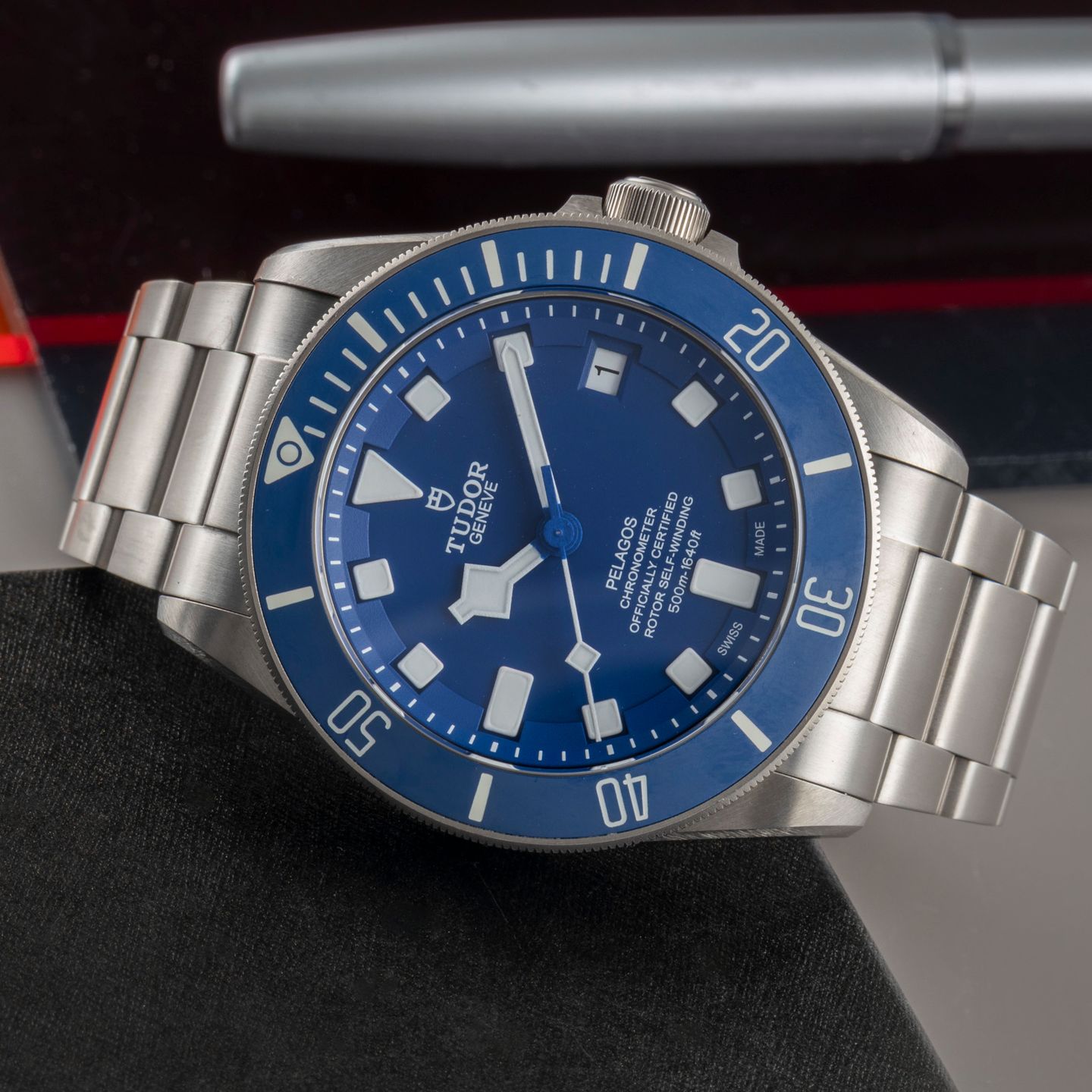 Tudor Pelagos 25600TB (Unknown (random serial)) - Black dial 42 mm Titanium case (2/8)