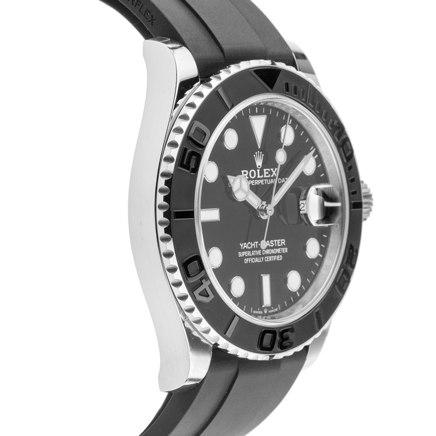 Rolex Yacht-Master 42 226659 (2019) - Black dial 42 mm White Gold case (5/8)