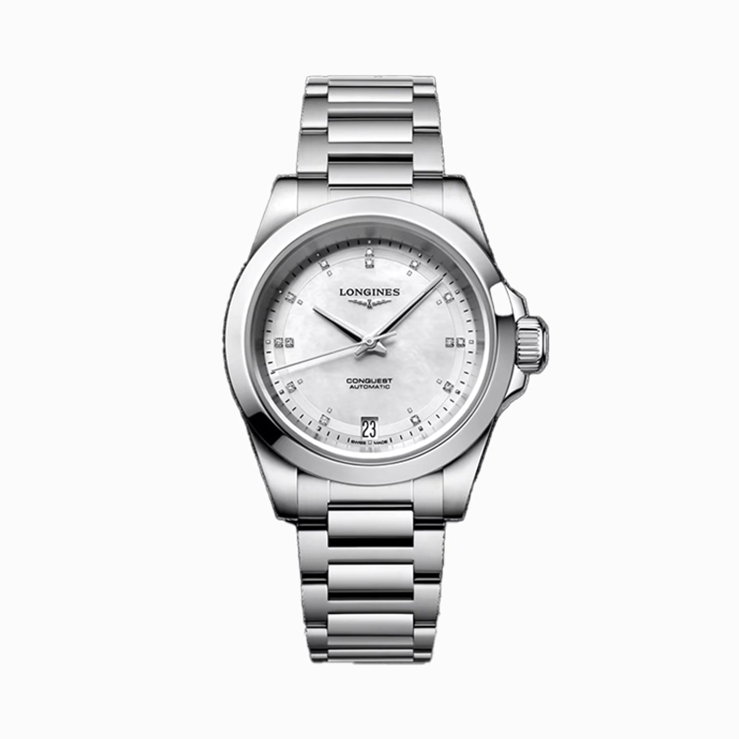 Longines Conquest L3.430.4.87.6 (2025) - White dial 34 mm Steel case (1/1)