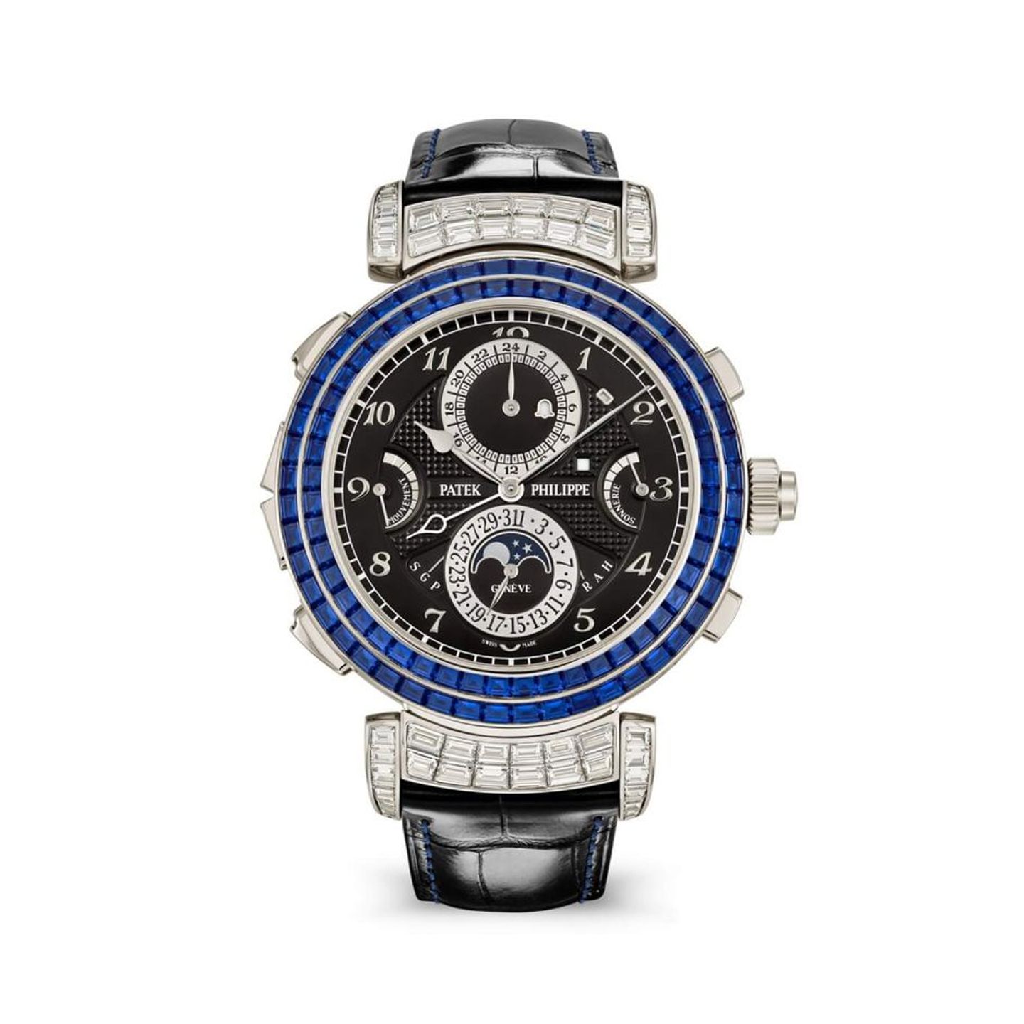 Patek Philippe Grand Complications 6300/401G-001 (2025) - Zwart wijzerplaat 49mm Witgoud (1/1)