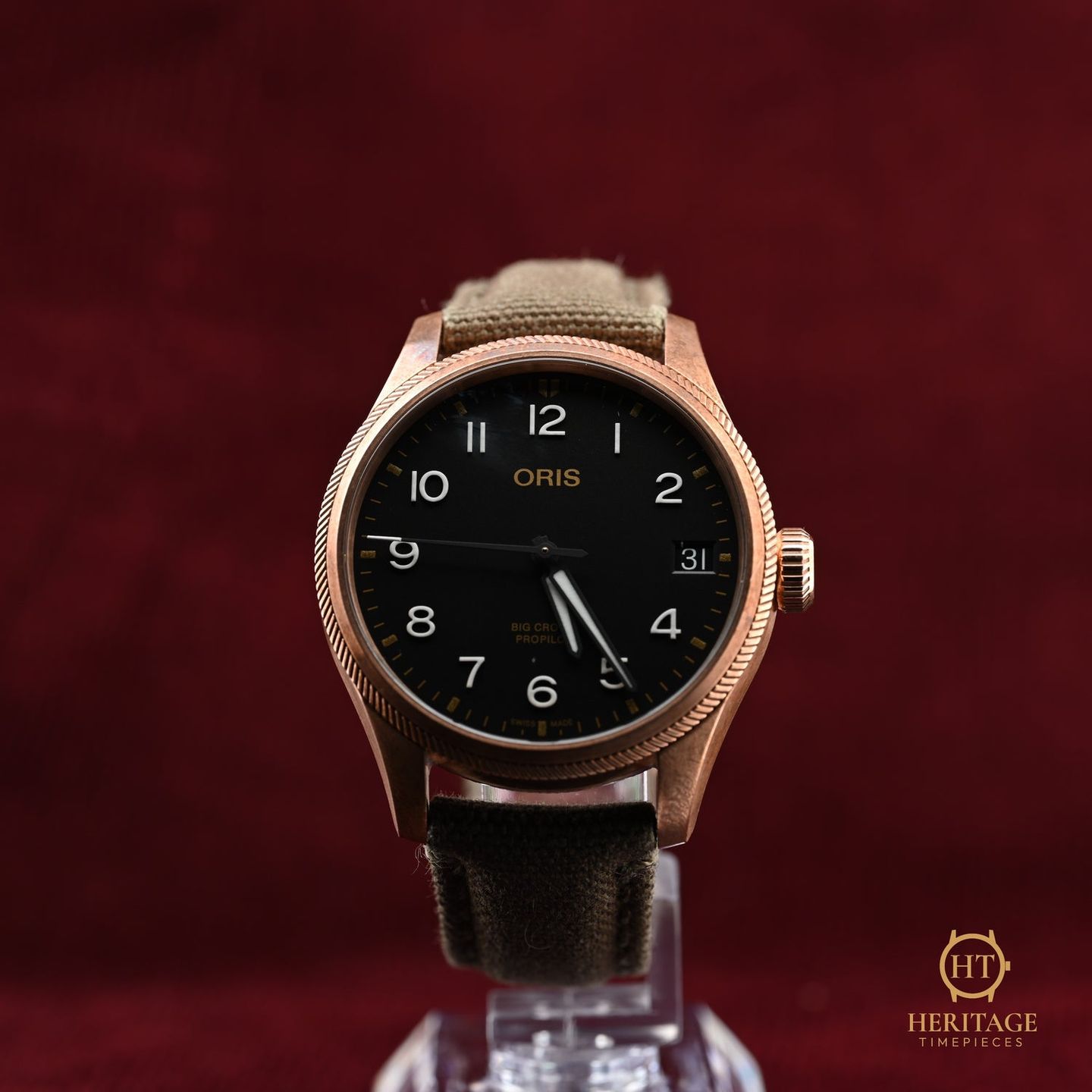 Oris Big Crown ProPilot Altimeter 01 751 7761 3164-07 3 2003BRLC (2024) - Black dial 41 mm Bronze case (2/7)