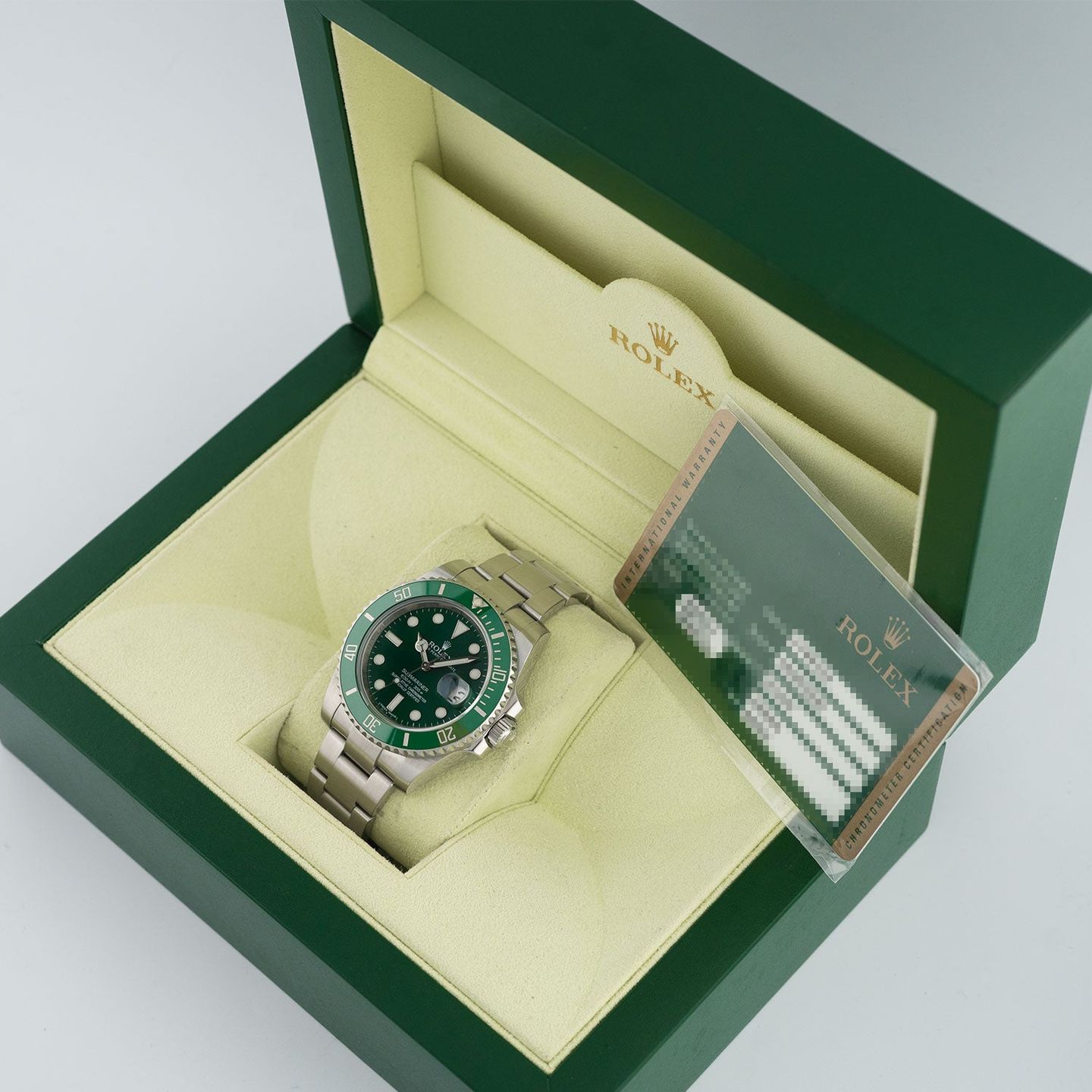 Rolex Submariner Date 116610LV (2012) - Groen wijzerplaat 40mm Staal (5/5)