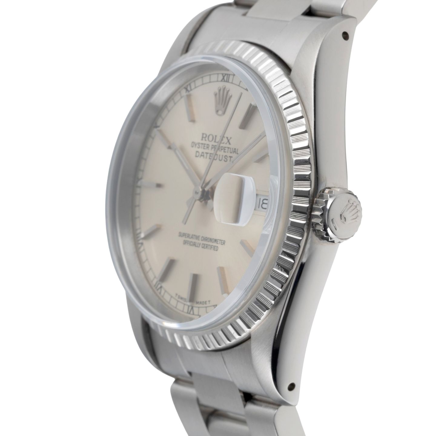 Rolex Datejust 36 16220 (1992) - Zilver wijzerplaat 36mm Staal (6/8)