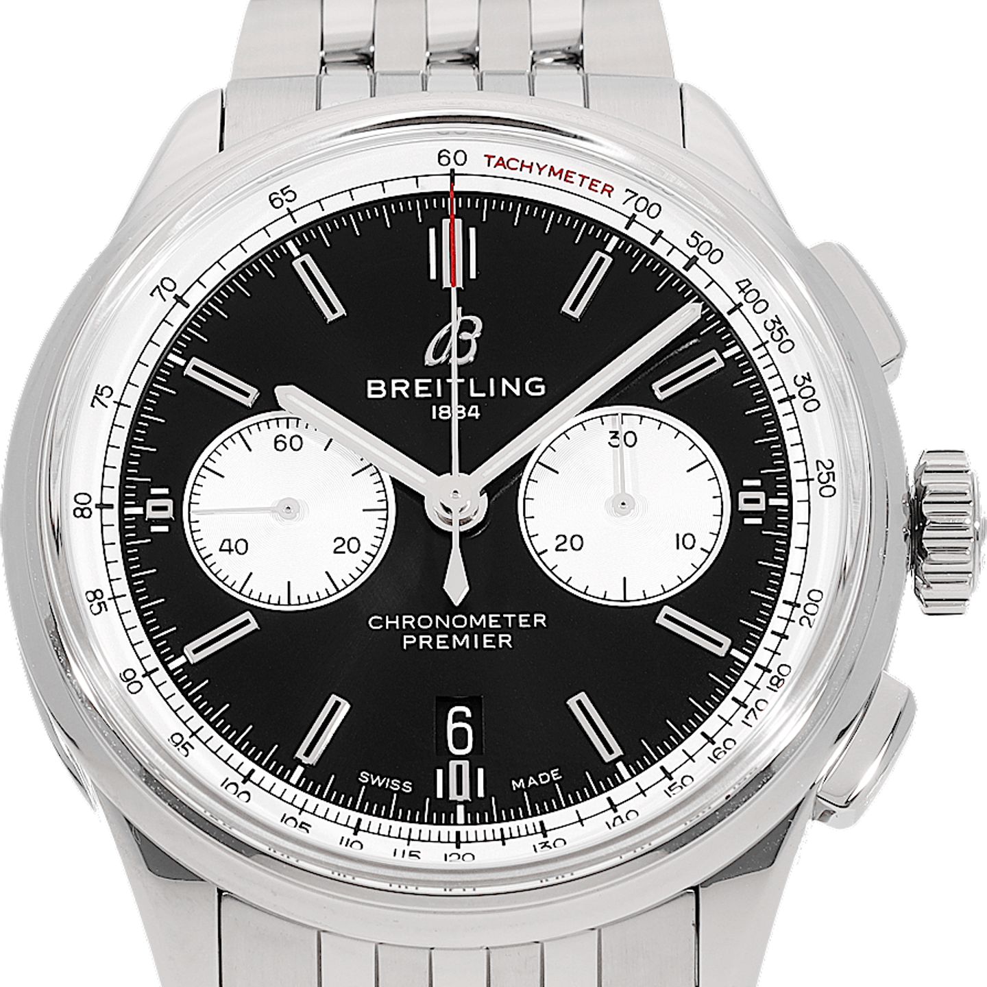 Breitling Premier AB0118371B1A1 (2023) - Black dial 42 mm Steel case (1/5)