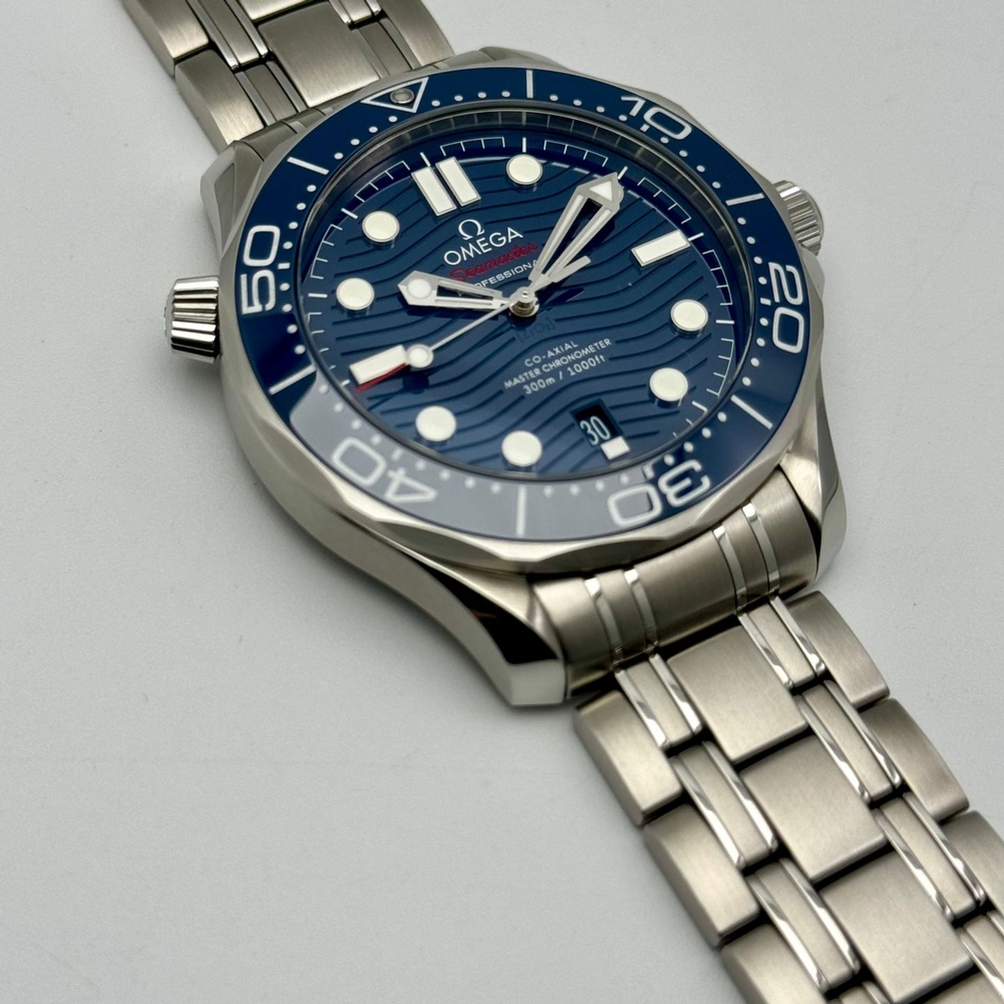 Omega Seamaster Diver 300 M 210.30.42.20.03.001 (2019) - Blauw wijzerplaat 42mm Staal (7/10)