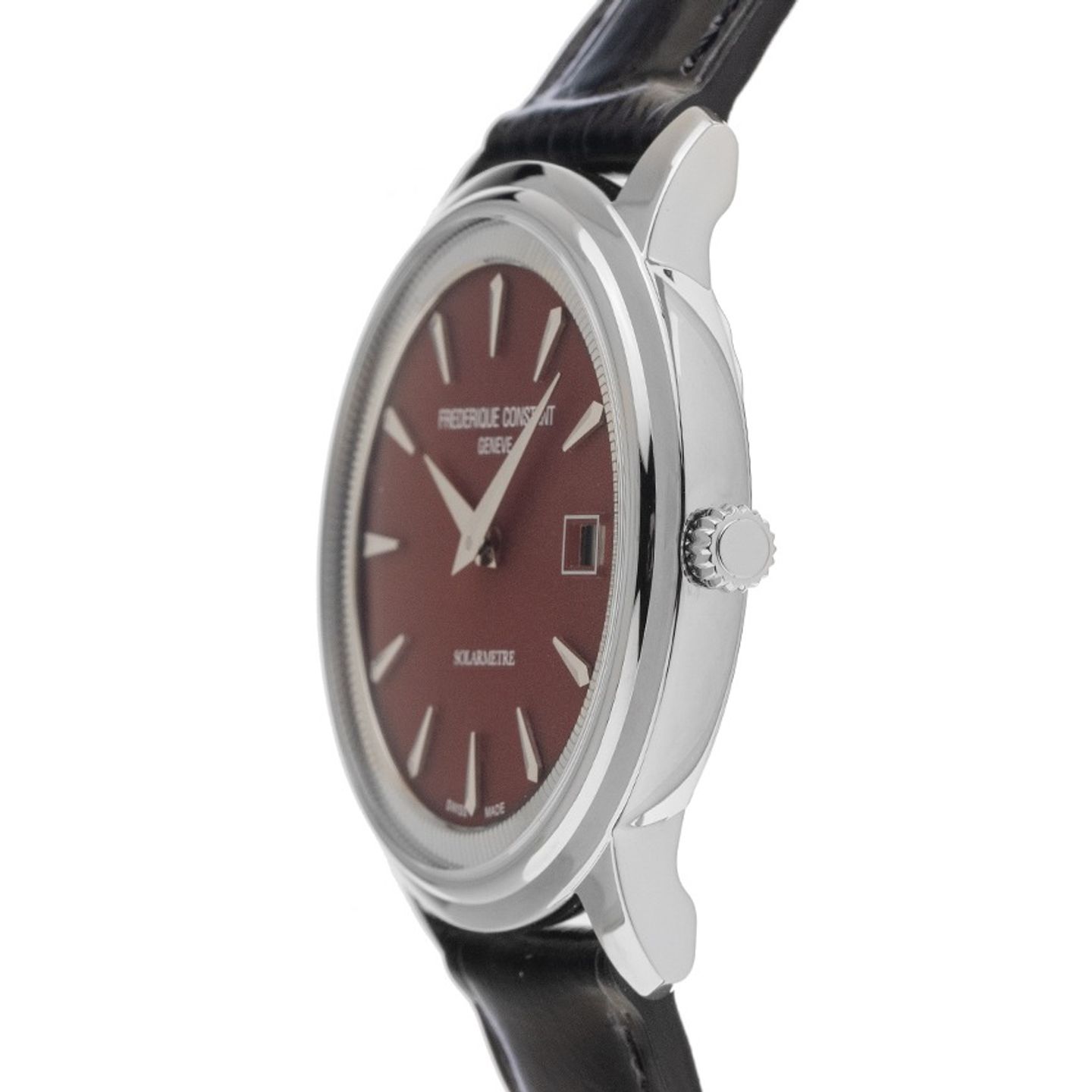 Frederique Constant Slimline FC-702SD3SD6 (Onbekend (willekeurig serienummer)) - Zilver wijzerplaat 39mm Staal (4/8)