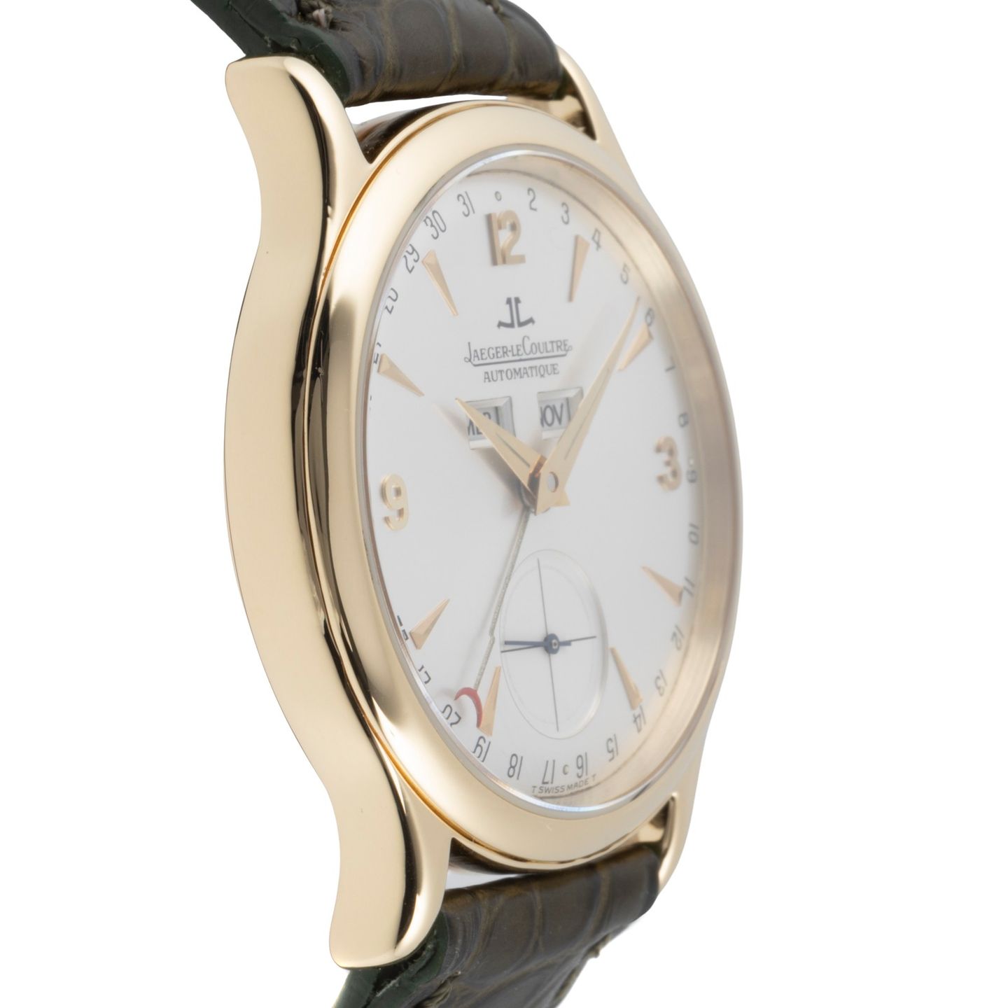 Jaeger-LeCoultre Master Calendar 140.1.87 (1995) - Silver dial 37 mm Yellow Gold case (7/8)