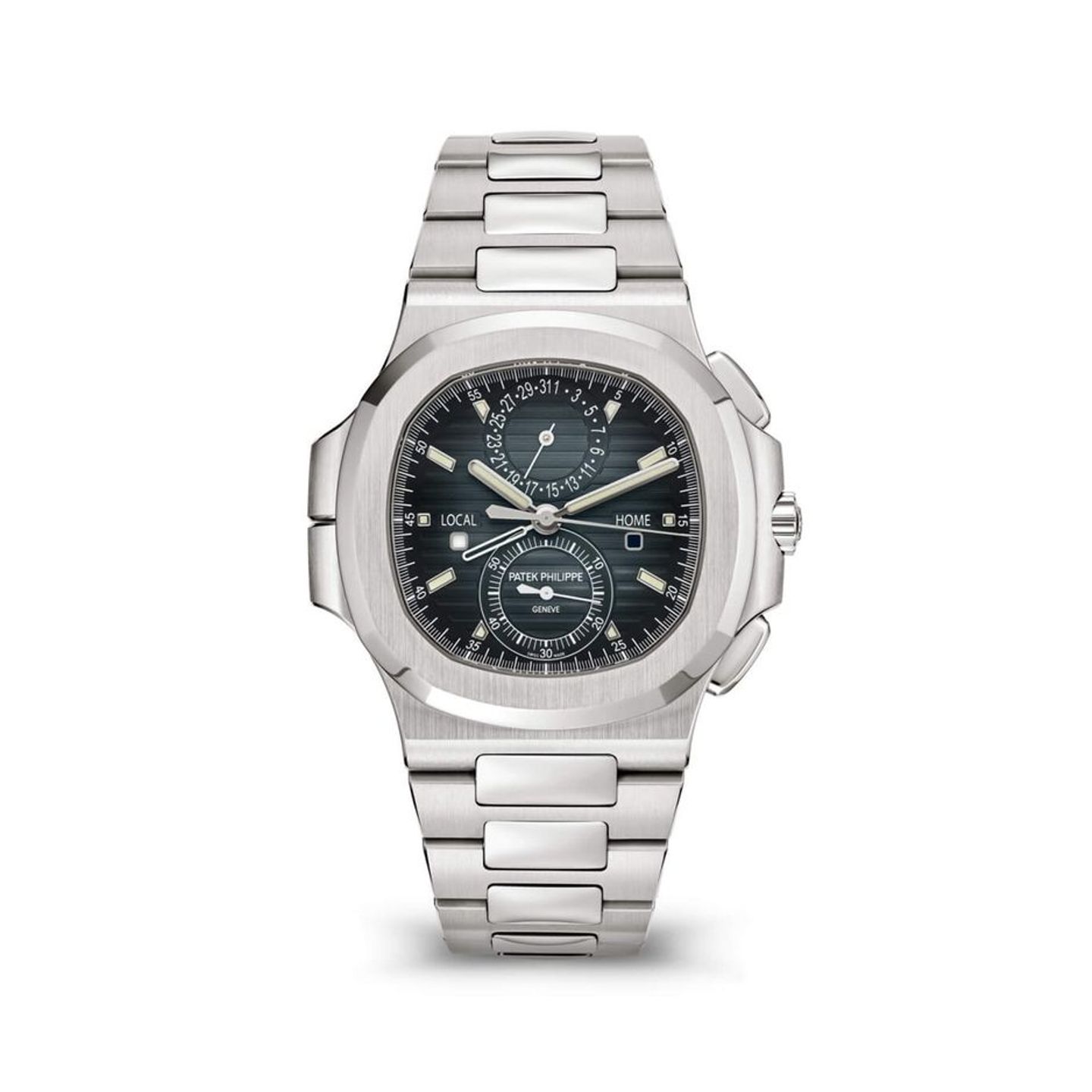 Patek Philippe Nautilus 5990/1A-011 (2025) - Blauw wijzerplaat 41mm Staal (1/1)