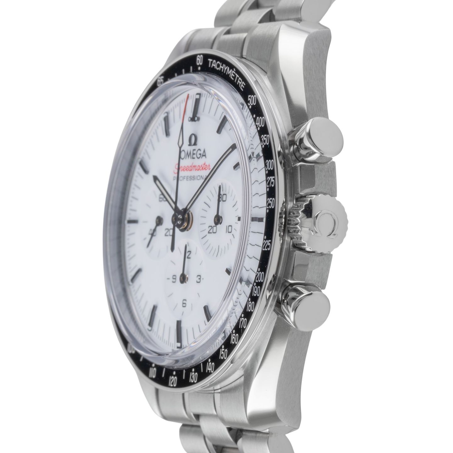 Omega Speedmaster Professional Moonwatch 310.30.42.50.04.001 (Unknown (random serial)) - White dial 42 mm Steel case (6/8)