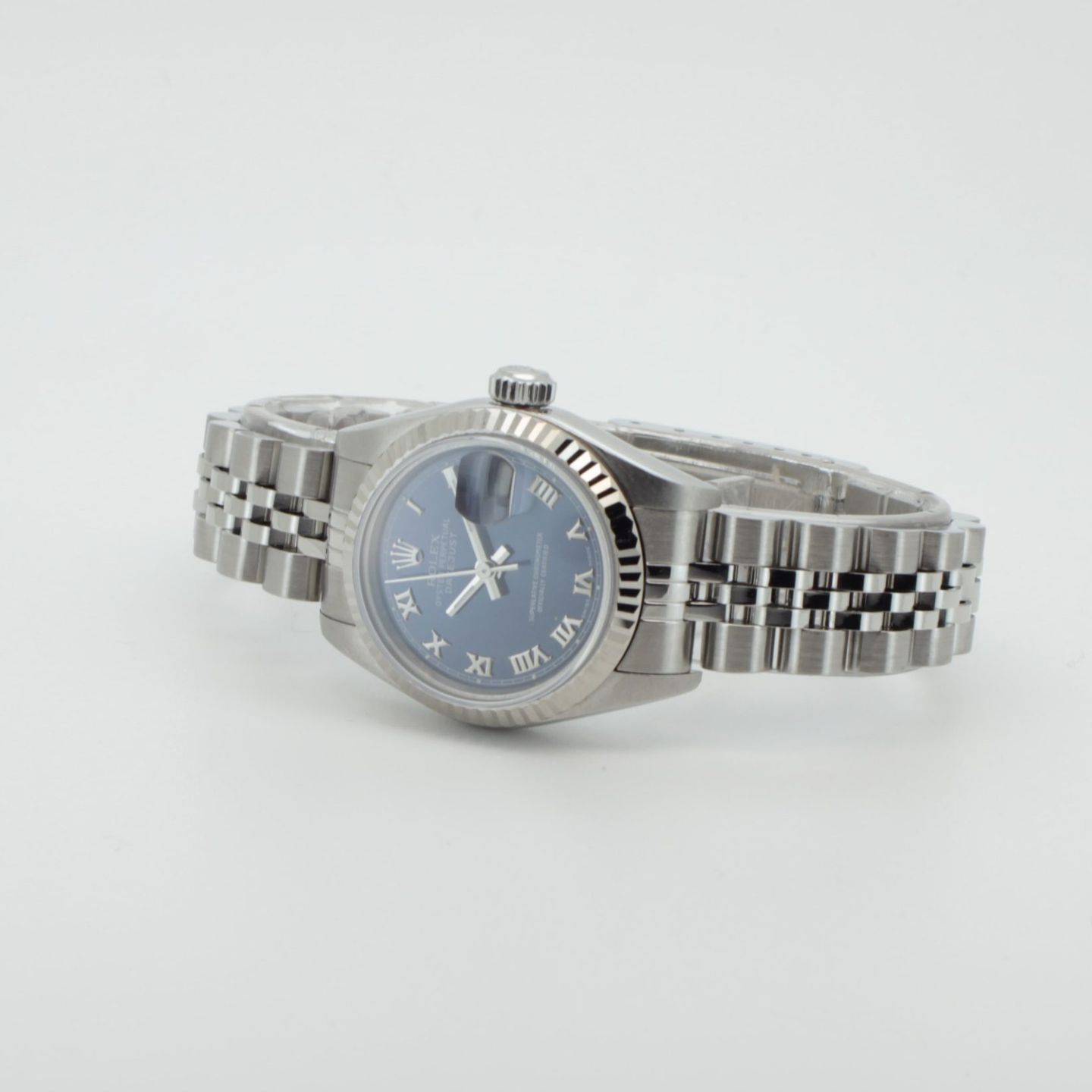 Rolex Lady-Datejust 79174 (2001) - Blauw wijzerplaat 26mm Staal (5/8)
