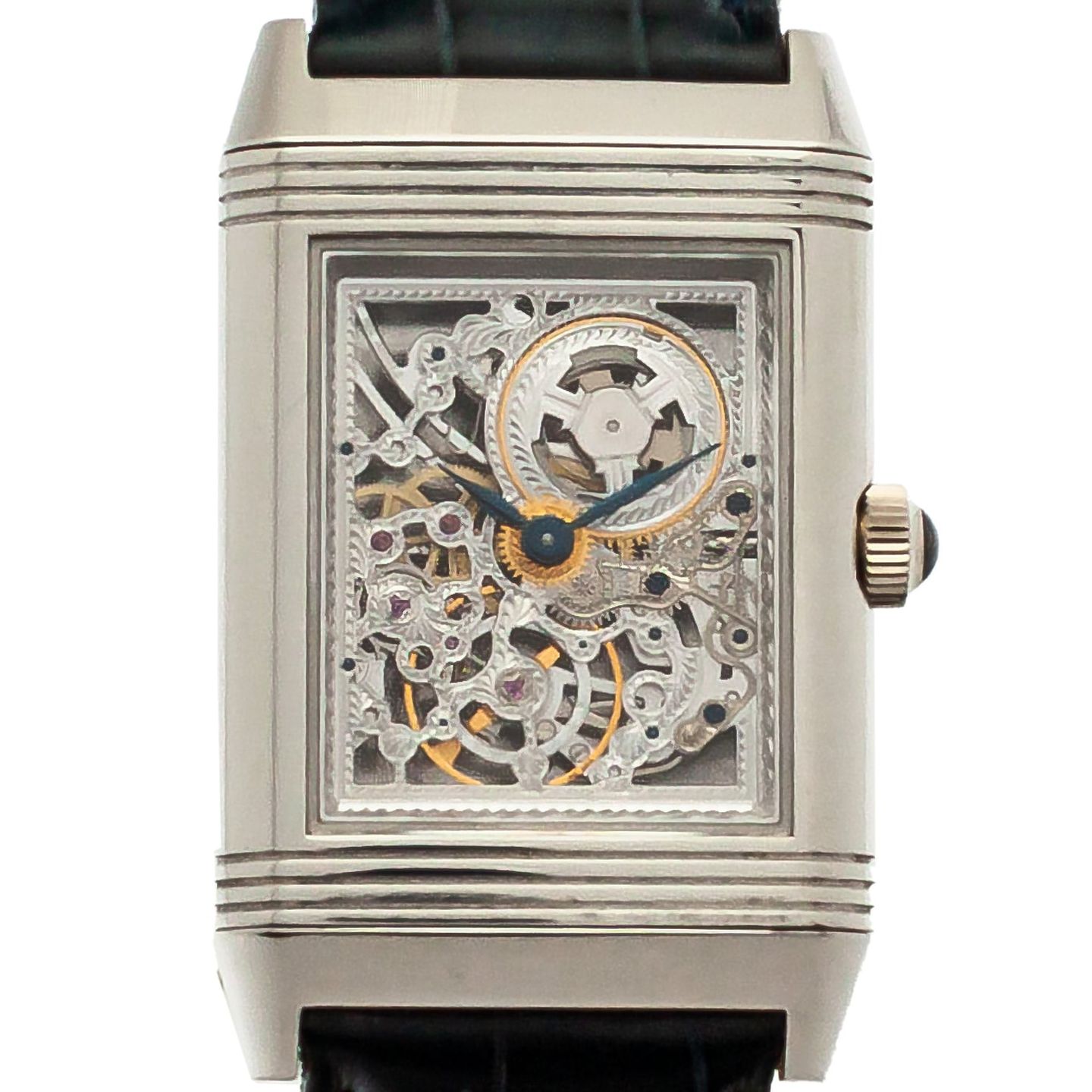 Jaeger-LeCoultre Reverso 270.6.49 (Unknown (random serial)) - Transparent dial 26 mm Platinum case (1/6)