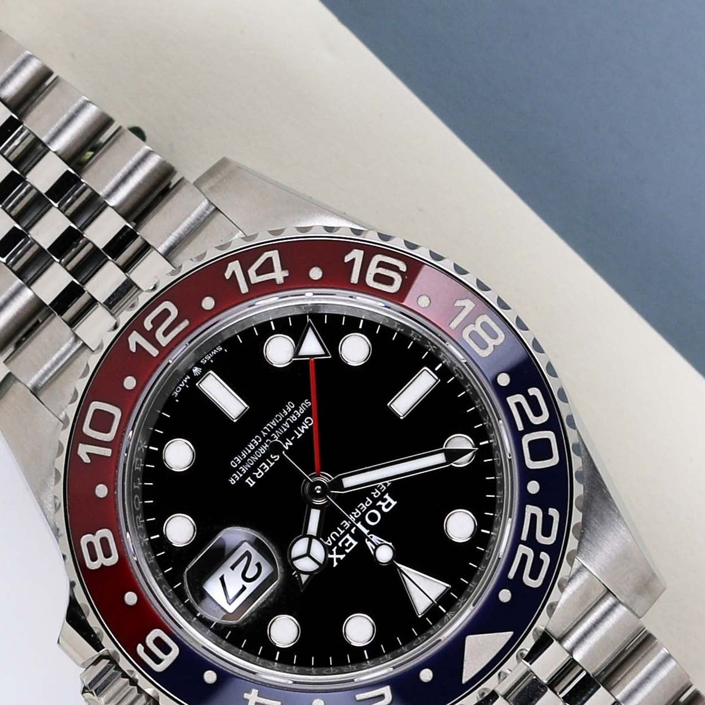 Rolex GMT-Master II 126710BLRO (2022) - Zwart wijzerplaat 40mm Staal (4/8)