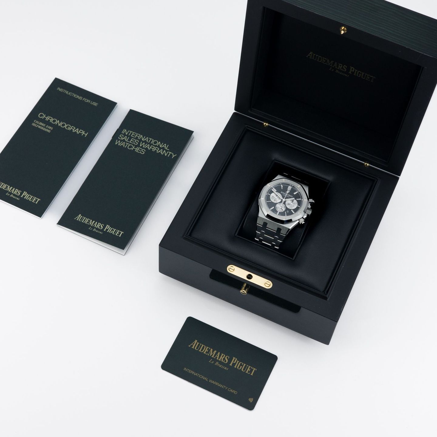 Audemars Piguet Royal Oak Chronograph 26331ST.OO.1220ST.02 (2020) - Zwart wijzerplaat 41mm Staal (2/7)