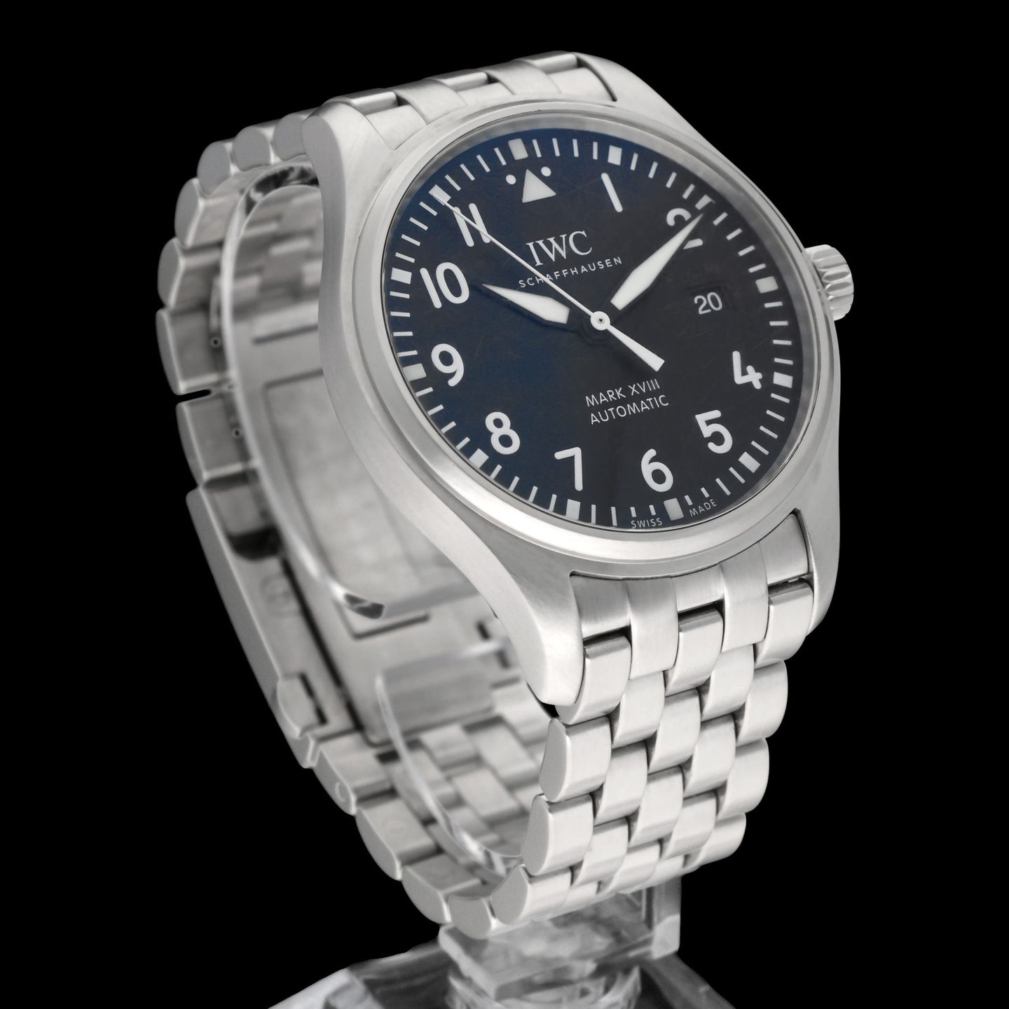 IWC Pilot Mark IW327011 (2016) - Grey dial 40 mm Steel case (4/8)