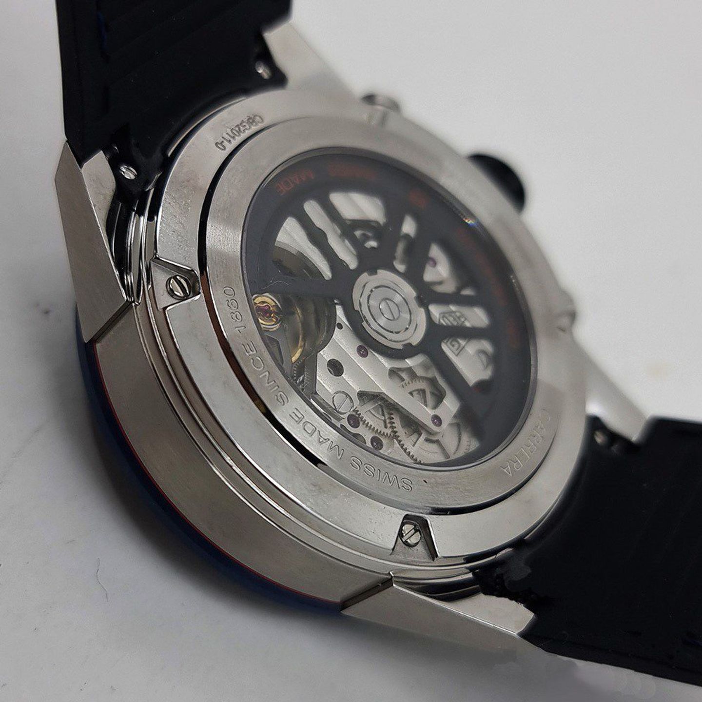 TAG Heuer Carrera CBG2011.FC6430 (2025) - Transparant wijzerplaat 43mm Staal (8/8)