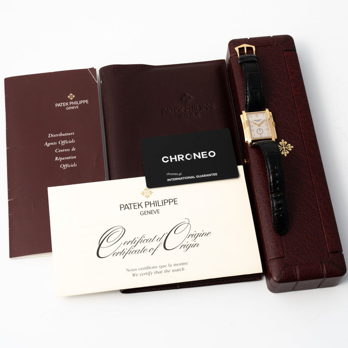 Patek Philippe Gondolo 5024J-010 (1999) - White dial 31 mm Yellow Gold case (8/8)