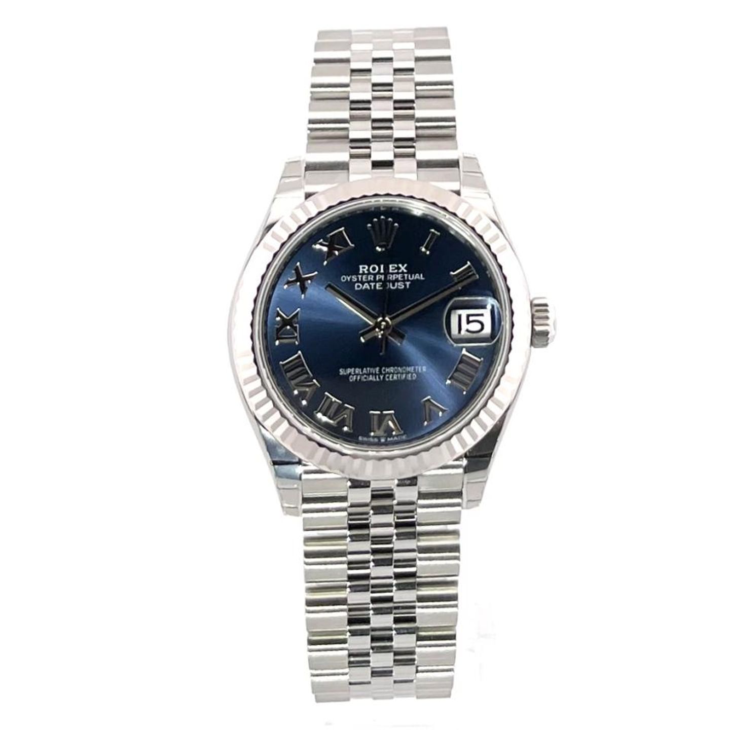 Rolex Datejust 31 278274 (2024) - Blue dial 31 mm Steel case (2/8)