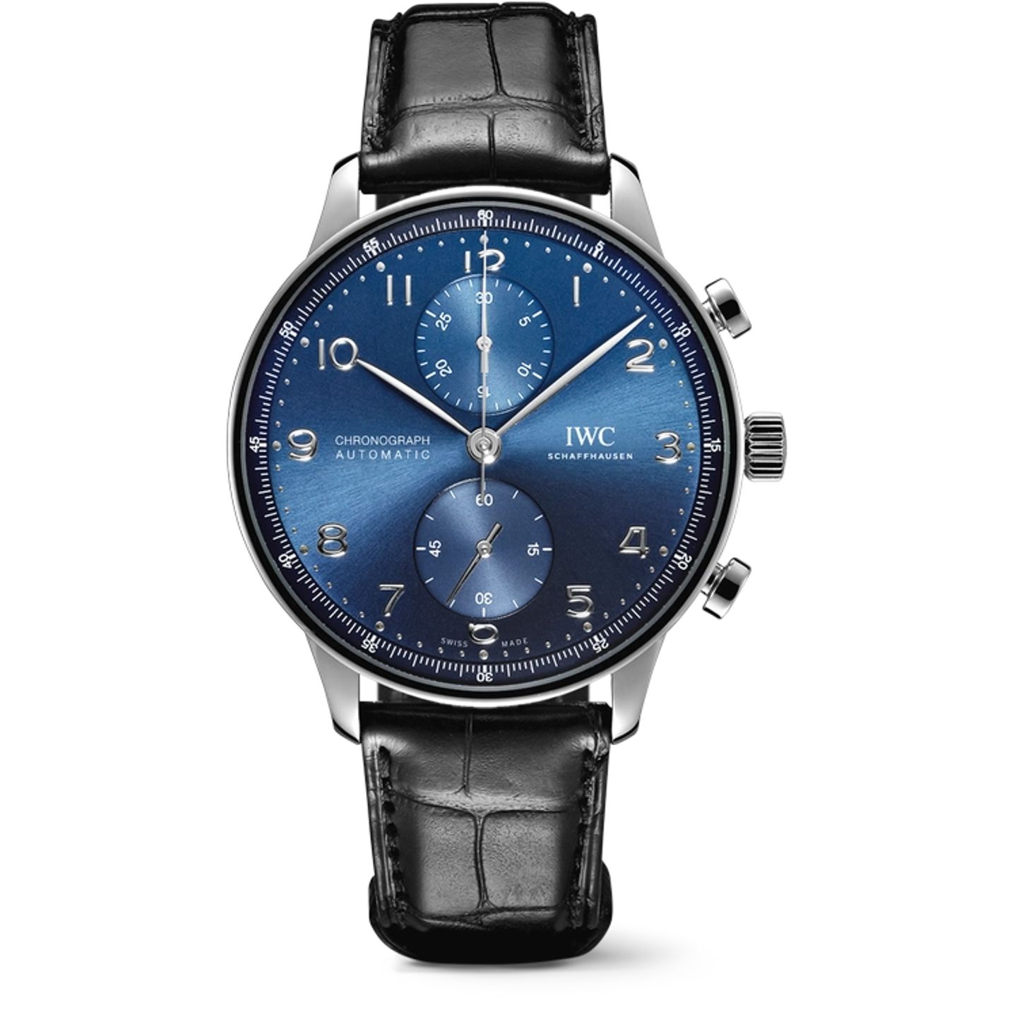 IWC Portuguese Chronograph IW371606 (2025) - Blauw wijzerplaat 41mm Staal (1/1)