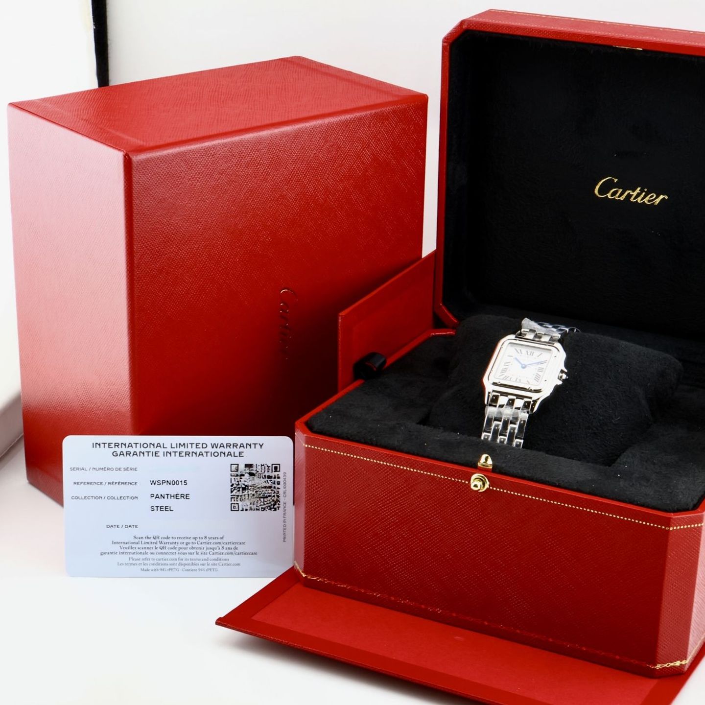 Cartier Panthère WSPN0015 (2026) - Wit wijzerplaat 27mm Staal (2/2)