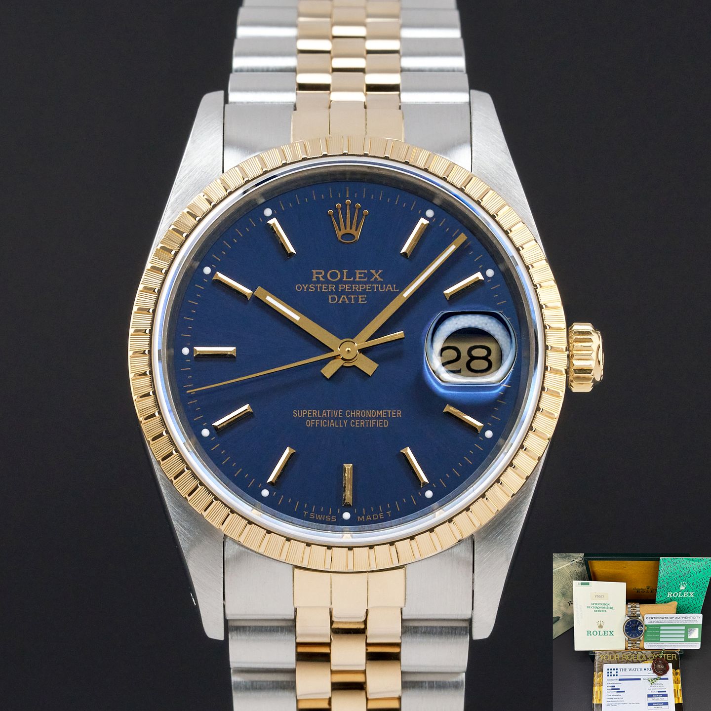 Rolex Oyster Perpetual Date 15223 - (1/8)
