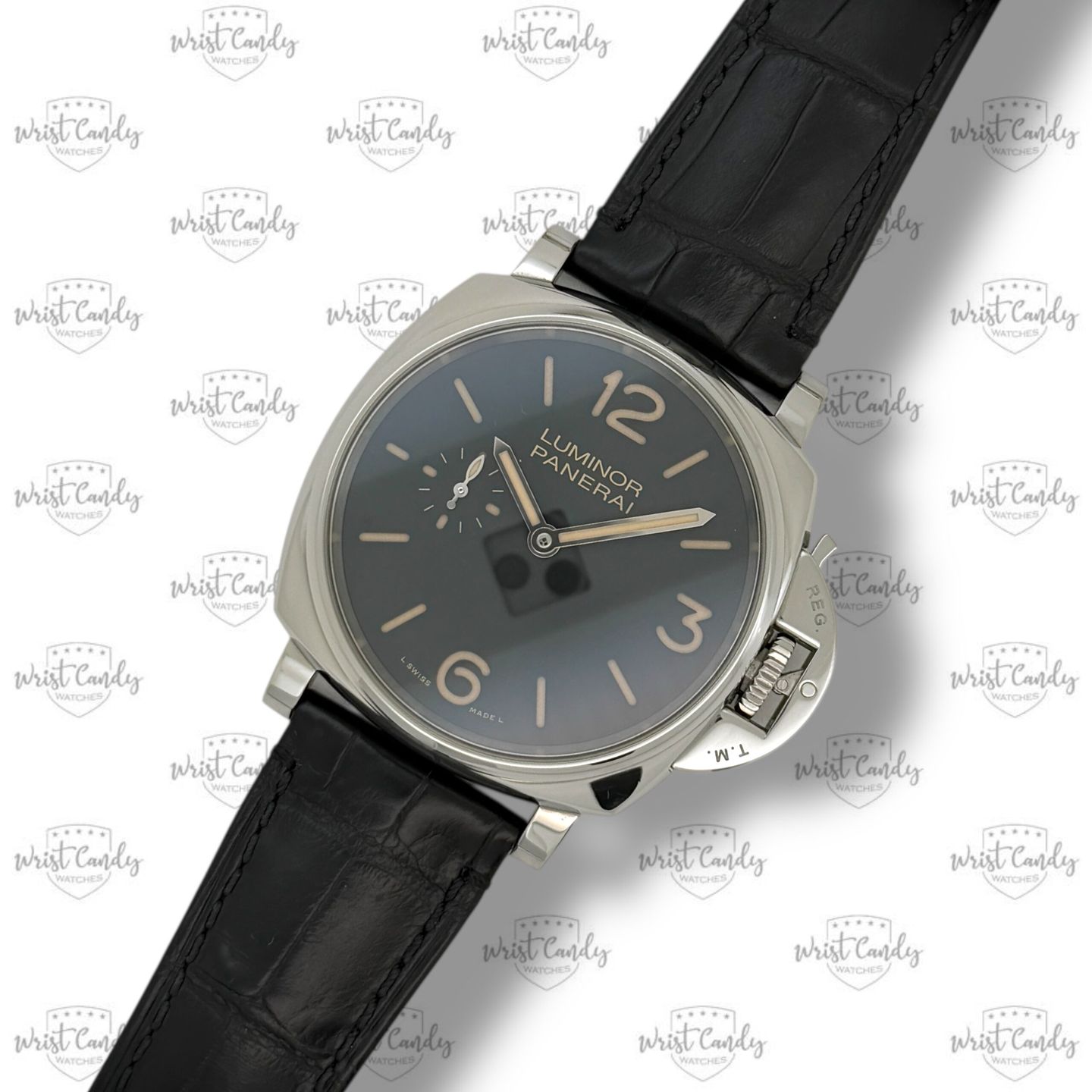 Panerai Luminor Due PAM00676 (2016) - Black dial 42 mm Steel case (4/8)
