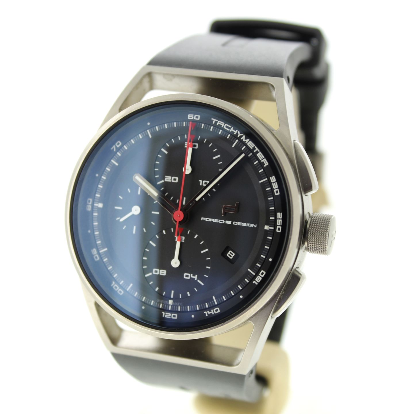 Porsche Design 1919 6020.1.01.003.06.2 (2023) - Zwart wijzerplaat 42mm Titanium (7/11)