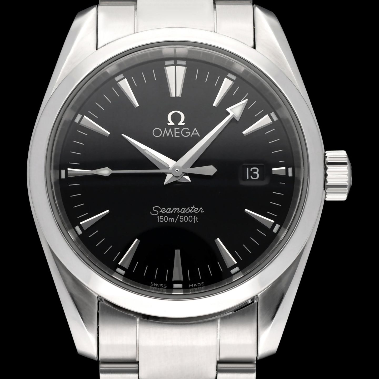 Omega Seamaster Aqua Terra 2518.50.00 (2006) - Black dial 36 mm Steel case (1/8)