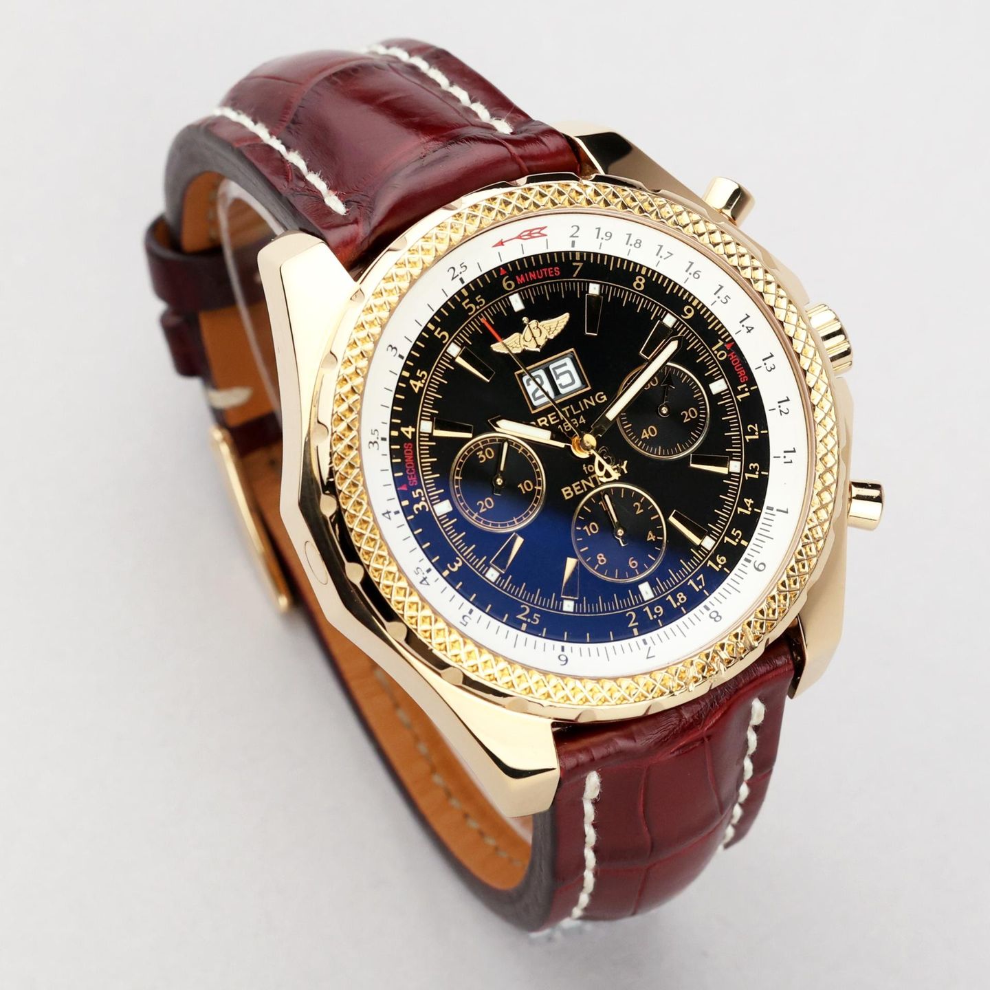 Breitling Bentley 6.75 K44362 (2008) - 48 mm Yellow Gold case (2/8)