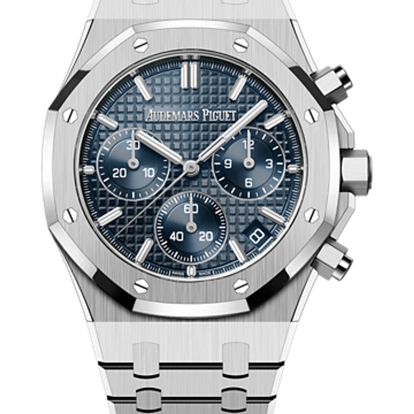 Audemars Piguet Royal Oak Chronograph 26240ST.OO.1320ST.05 (2024) - Blauw wijzerplaat 41mm Staal (1/1)
