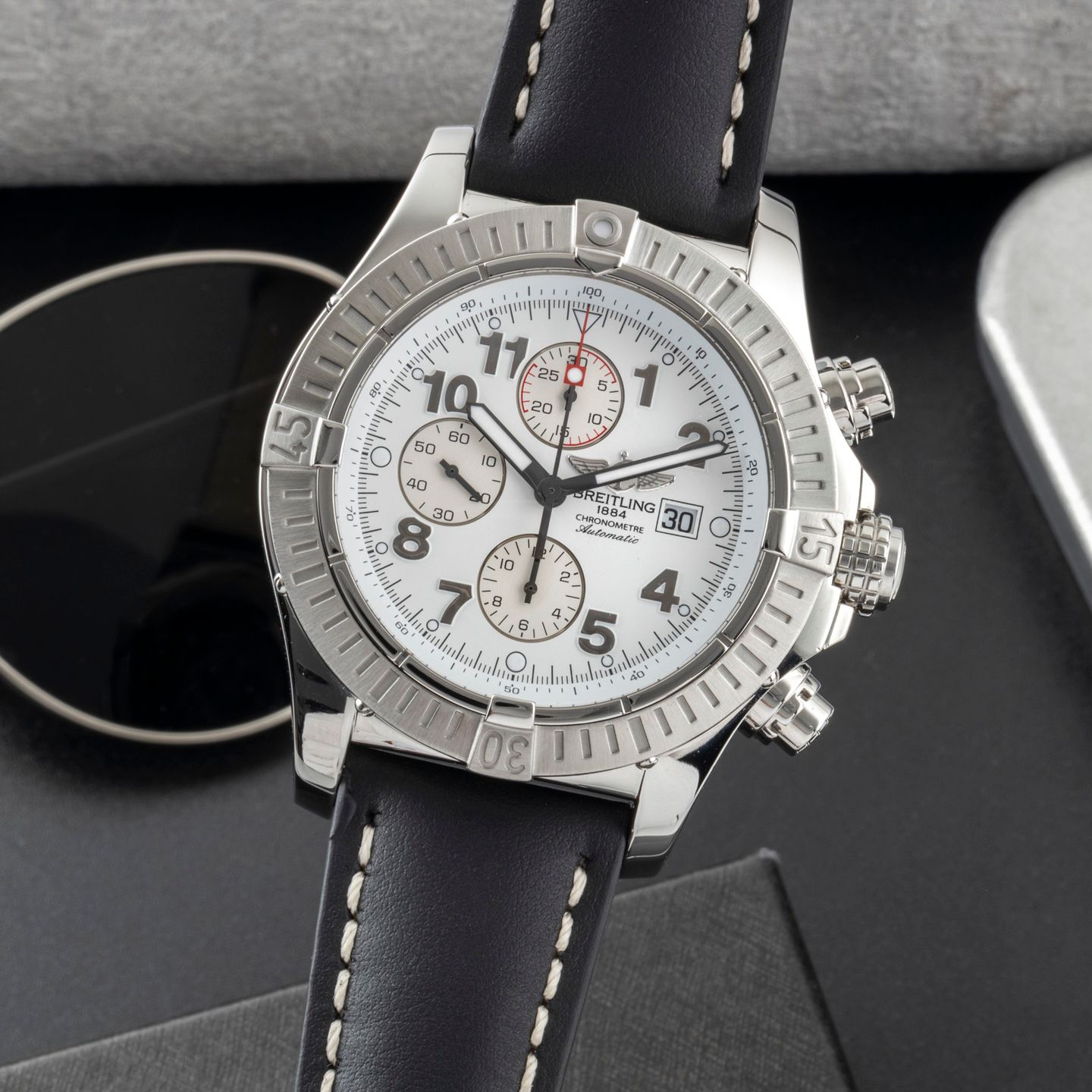 Breitling Super Avenger A13370 (Onbekend (willekeurig serienummer)) - 48mm Staal (3/8)