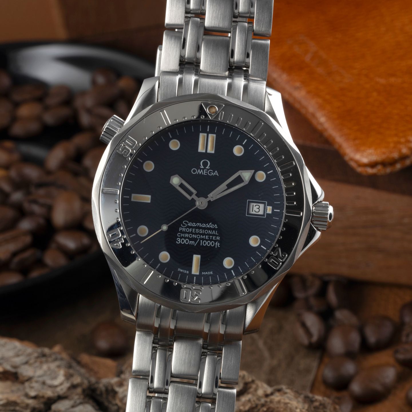 Omega Seamaster Diver 300 M 2532.80.00 (1999) - Blauw wijzerplaat 41mm Staal (3/8)