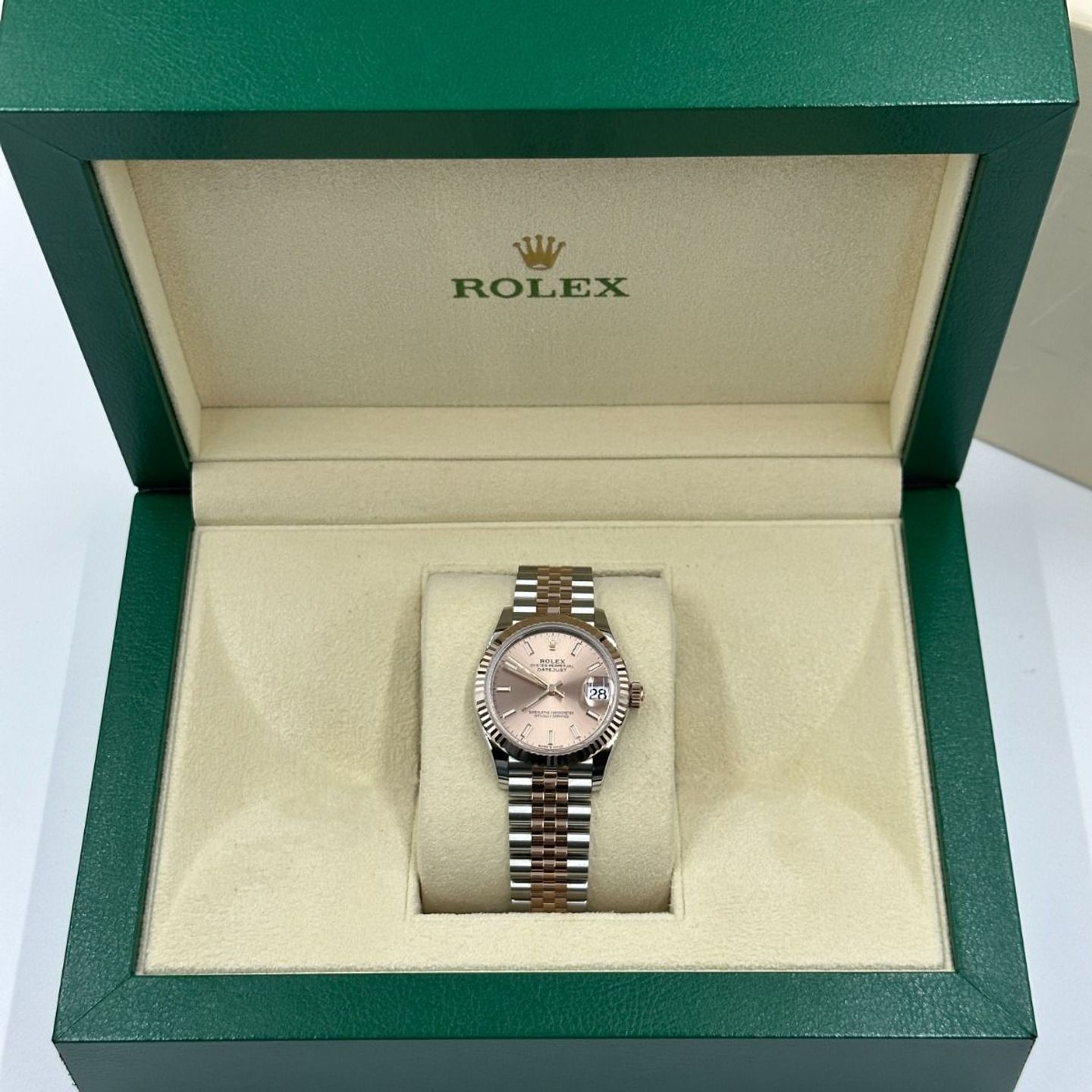 Rolex Datejust 31 278271 (2024) - Goud wijzerplaat 31mm Staal (3/8)