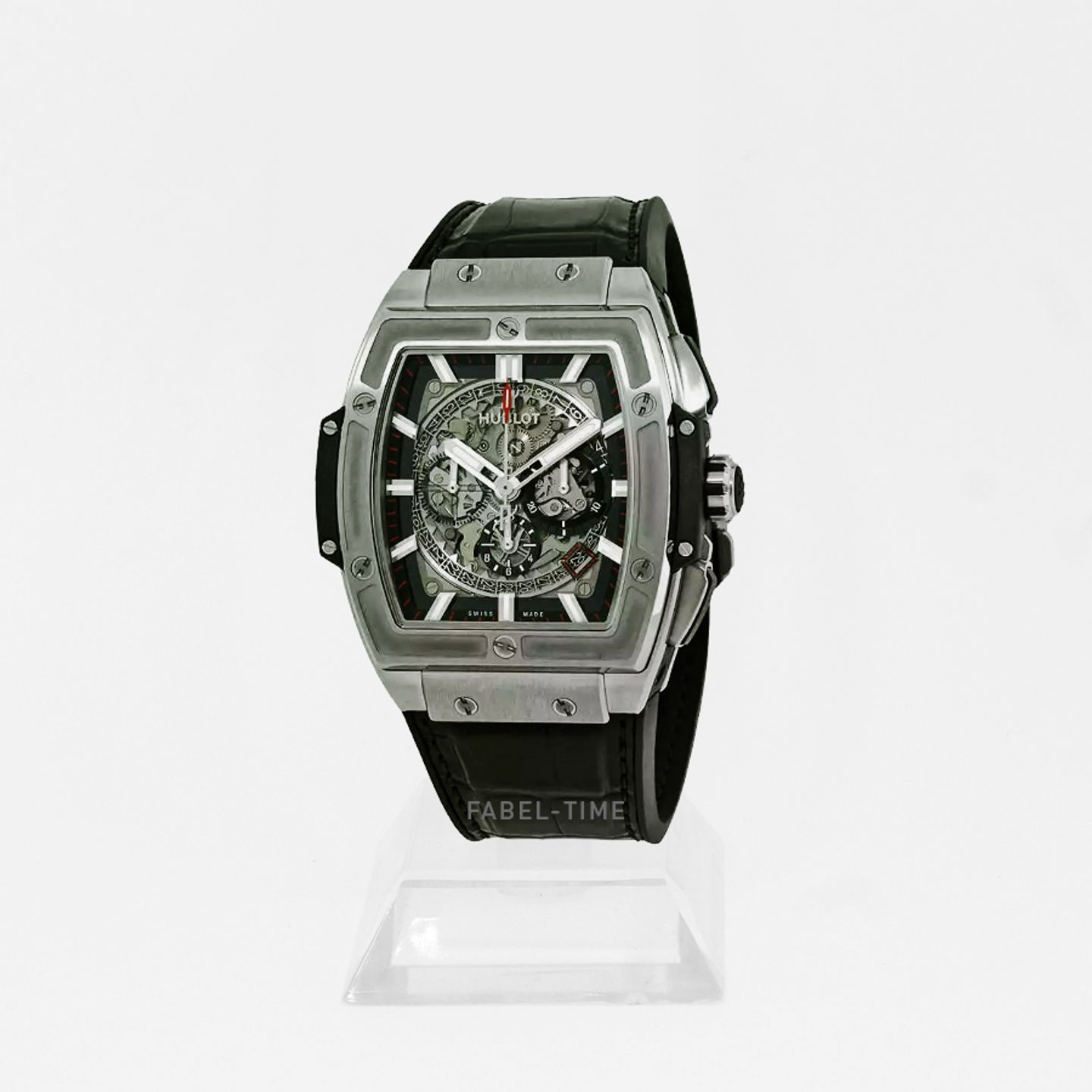 Hublot Spirit of Big Bang 601.NX.0173.LR (2024) - Transparant wijzerplaat 45mm Titanium (1/1)