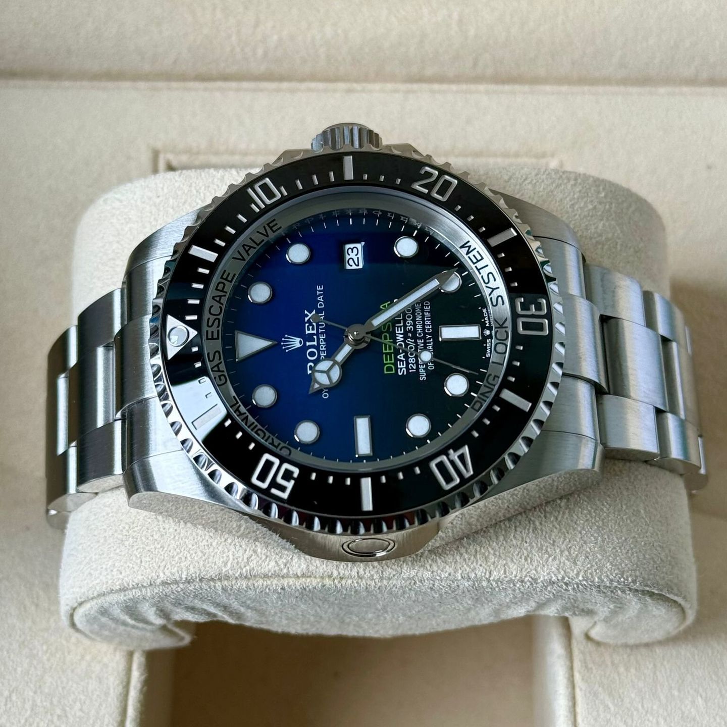 Rolex Sea-Dweller Deepsea 126660 (2020) - Blauw wijzerplaat 44mm Staal (5/7)