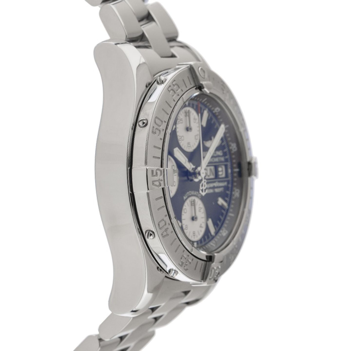 Breitling Superocean Chronograph II A13340 (2007) - Blauw wijzerplaat 42mm Staal (5/7)