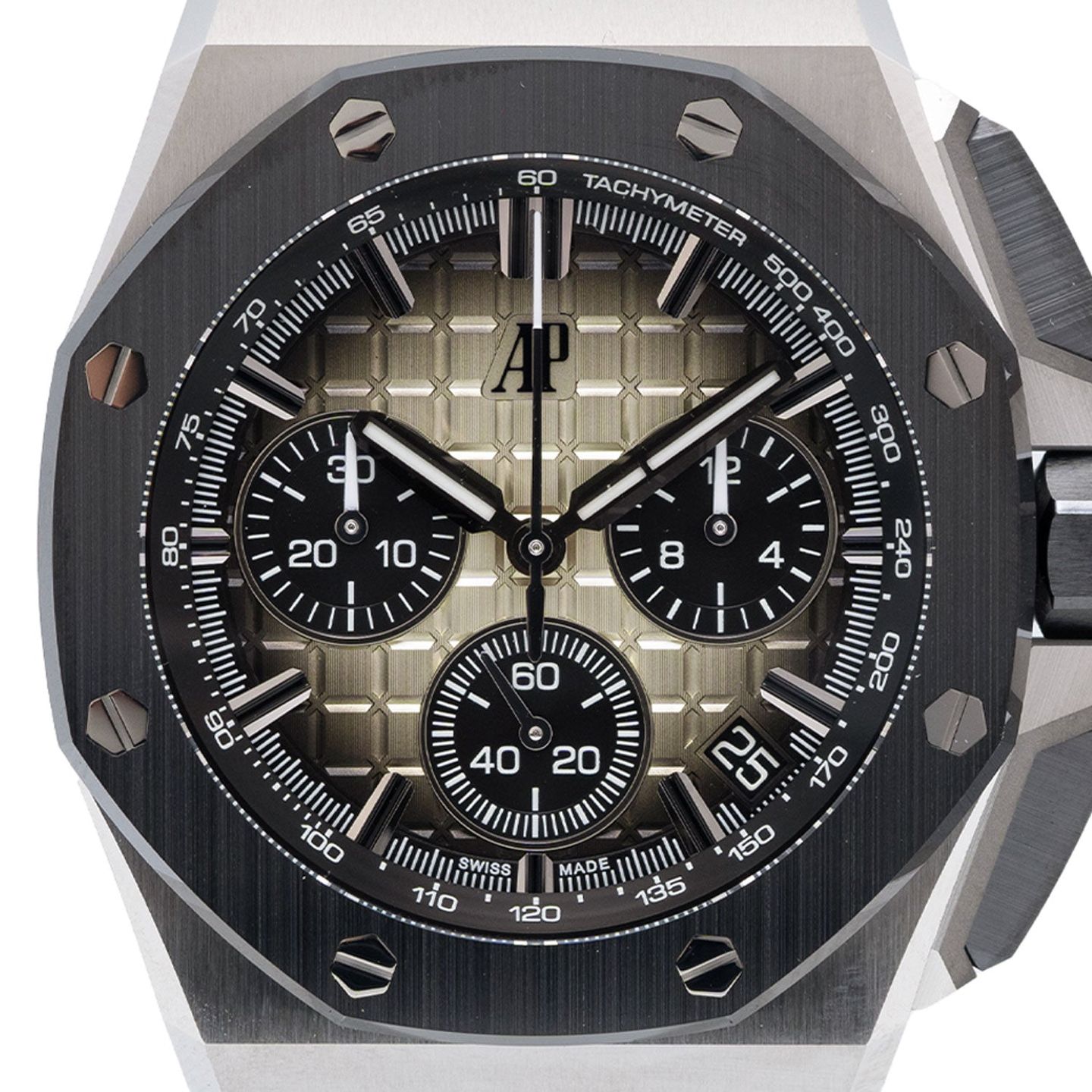 Audemars Piguet Royal Oak Offshore Chronograph 26420SO.OO.A600CA.01 (2021) - Beige dial 43 mm Steel case (2/6)