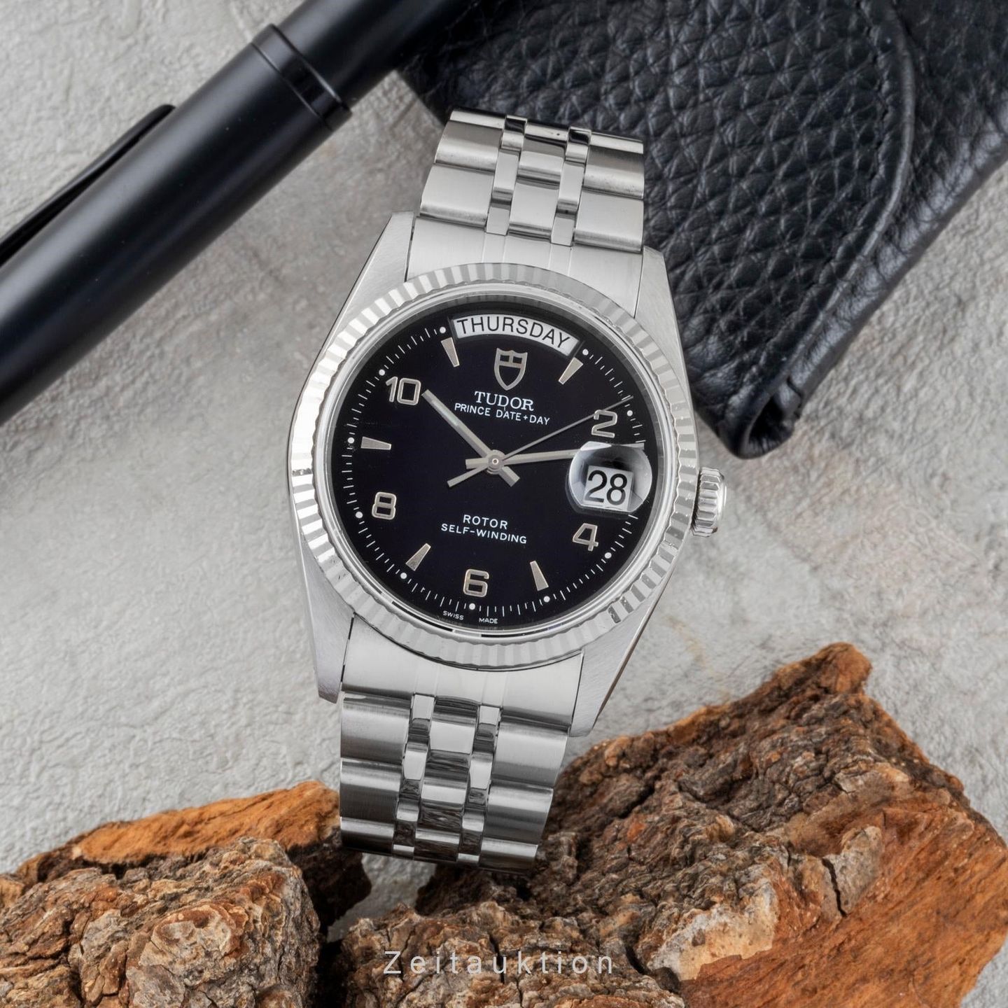 Tudor Prince Date 76214 (2008) - 36 mm Steel case (3/8)