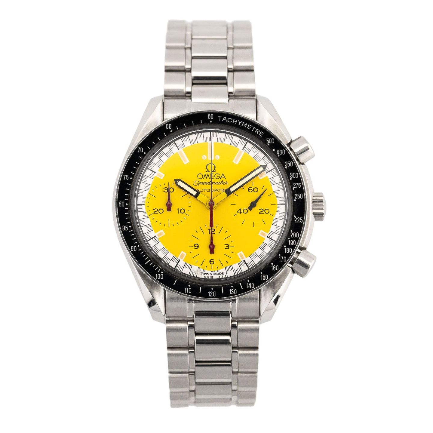 Omega Speedmaster Reduced 3510.12.00 (1995) - Yellow dial 39 mm Steel case (1/5)