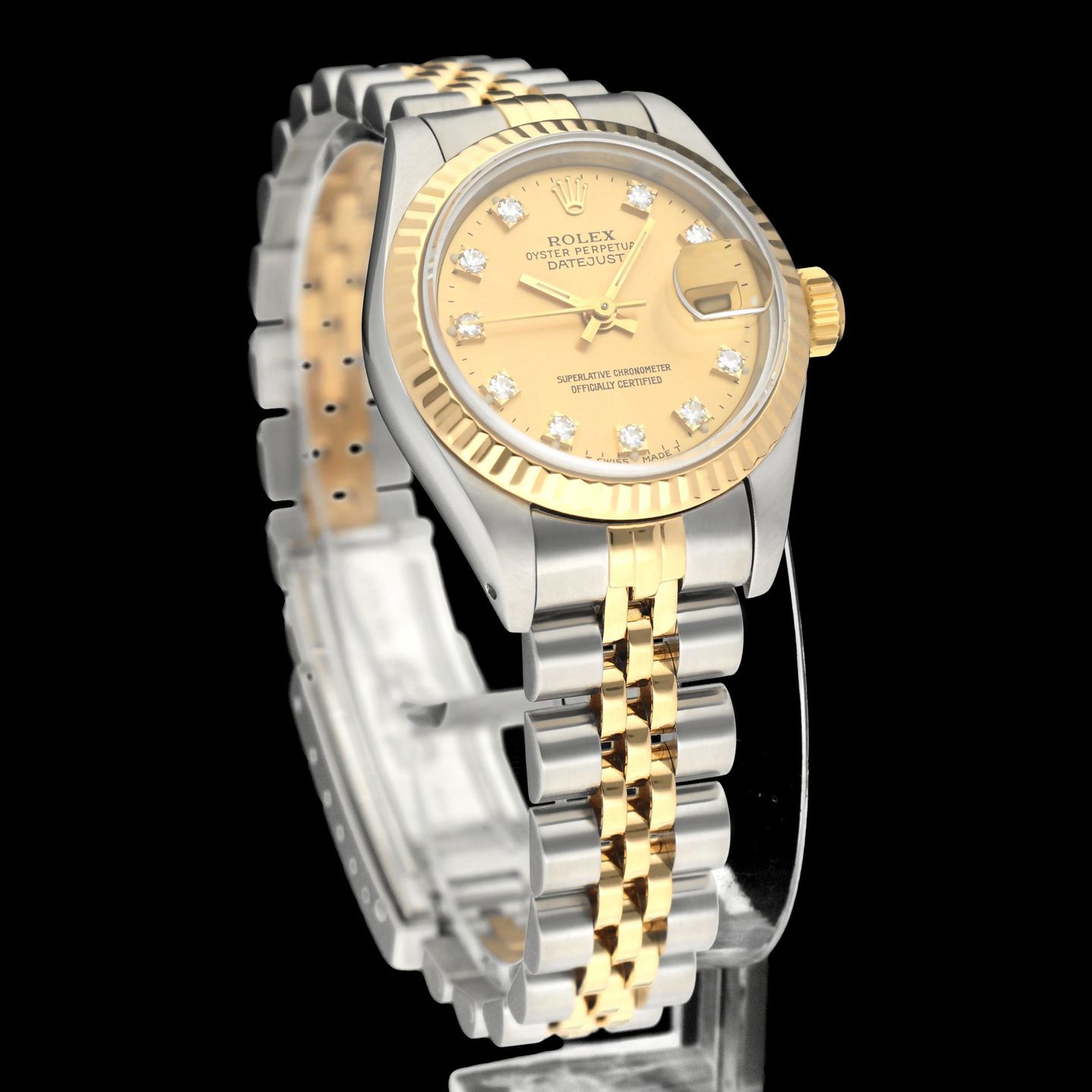 Rolex Lady-Datejust 69173G (1993) - 26 mm Gold/Steel case (4/8)