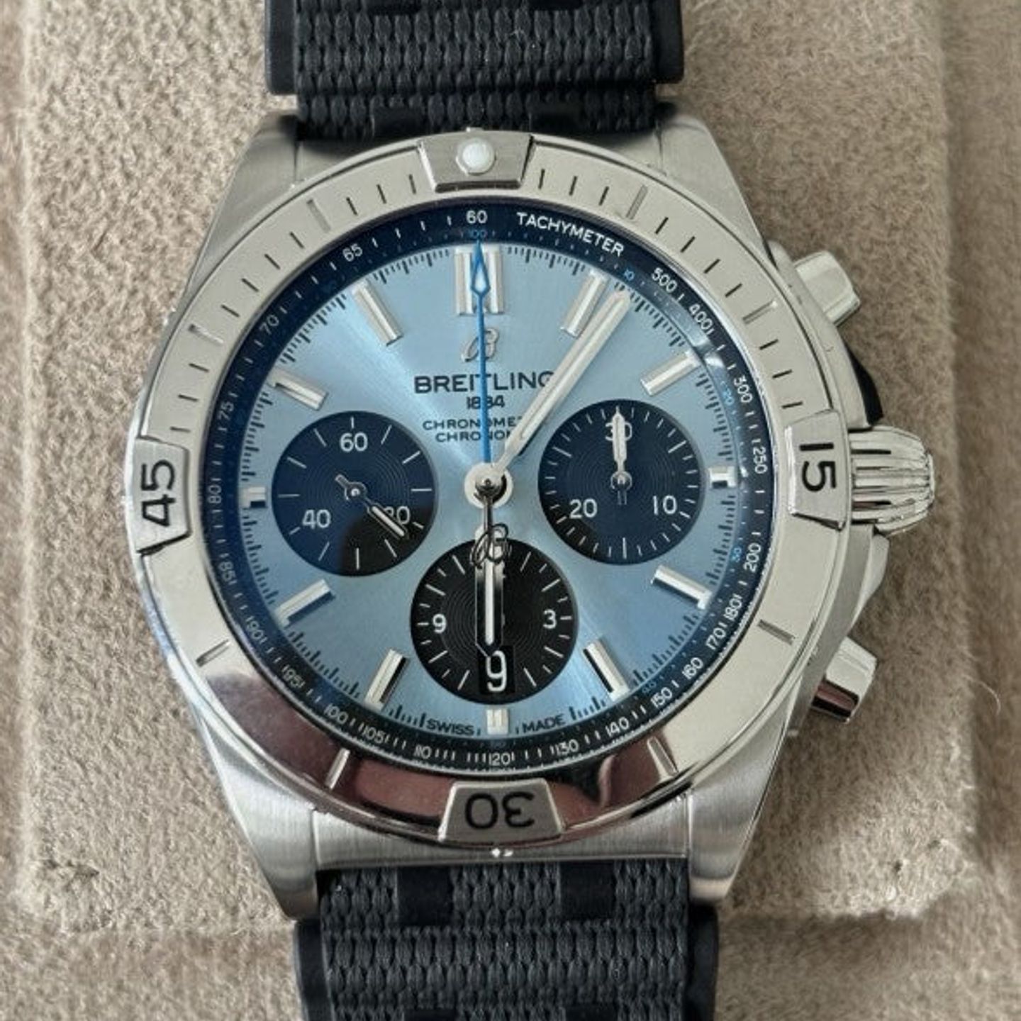 Breitling Chronomat 42 PB0134101C1S2 (2025) - Blue dial 43 mm Steel case (1/1)