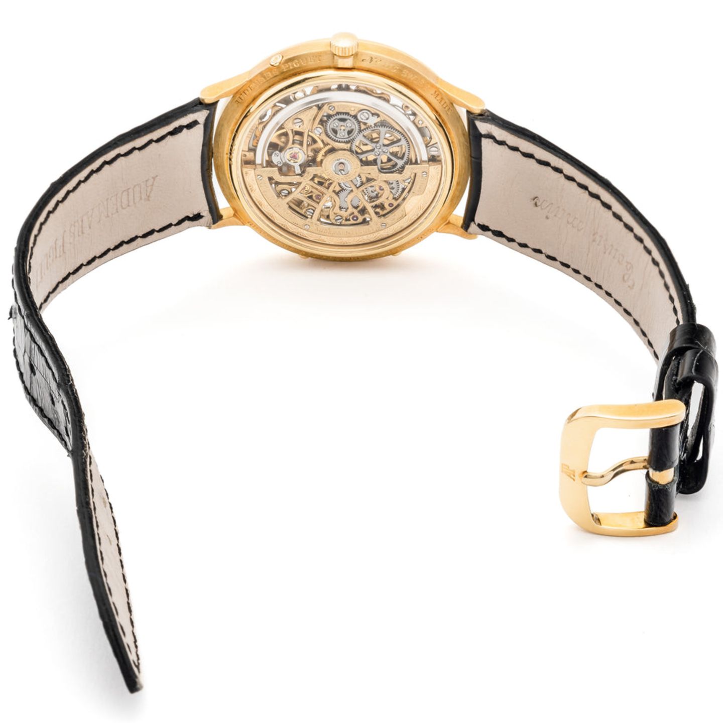 Audemars Piguet Quantieme Perpetual Calendar 25558BA (1988) - Transparant wijzerplaat 36mm Geelgoud (6/7)