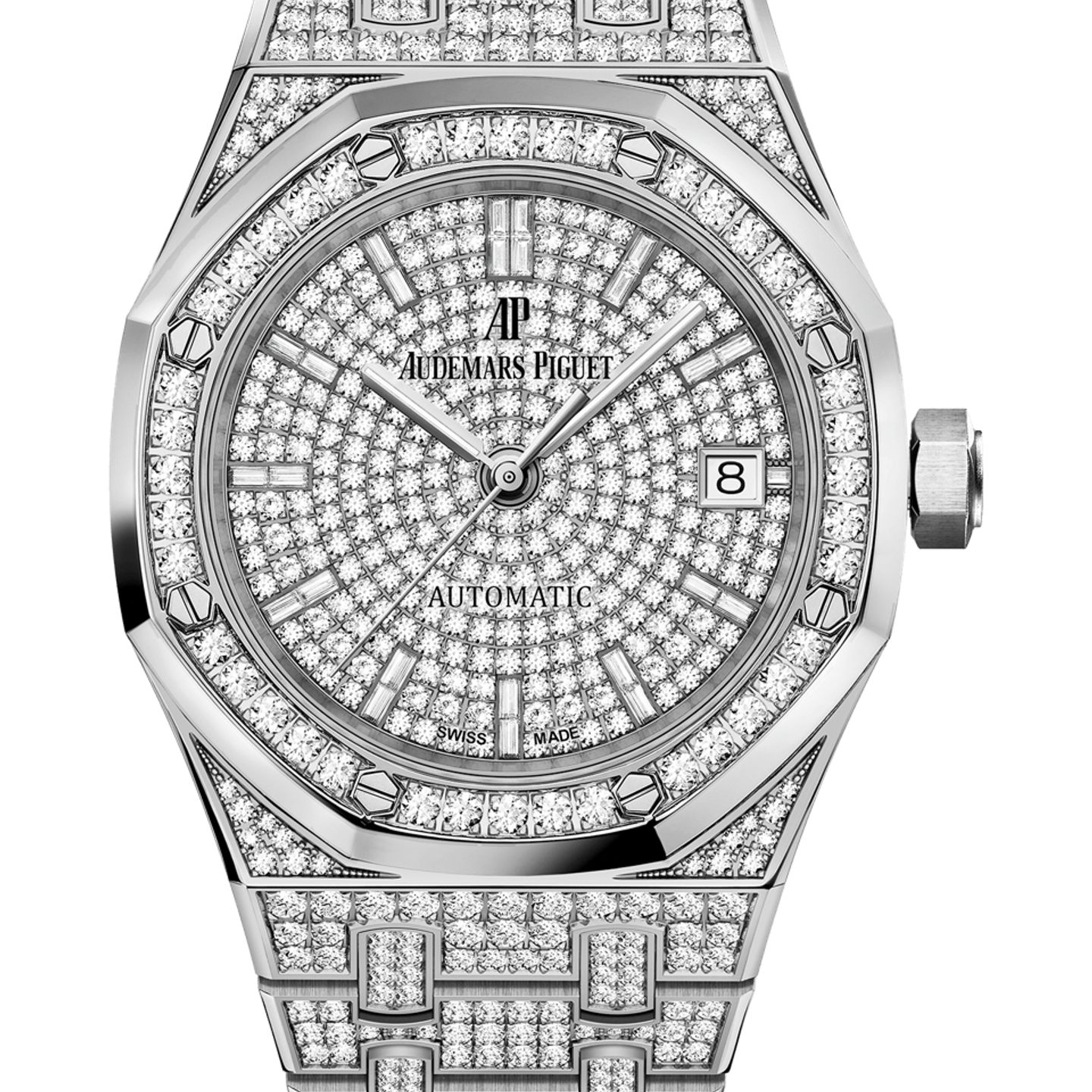 Audemars Piguet Royal Oak Lady 15452BC.ZZ.1258BC.01 (2025) - Diamond dial 37 mm White Gold case (1/1)