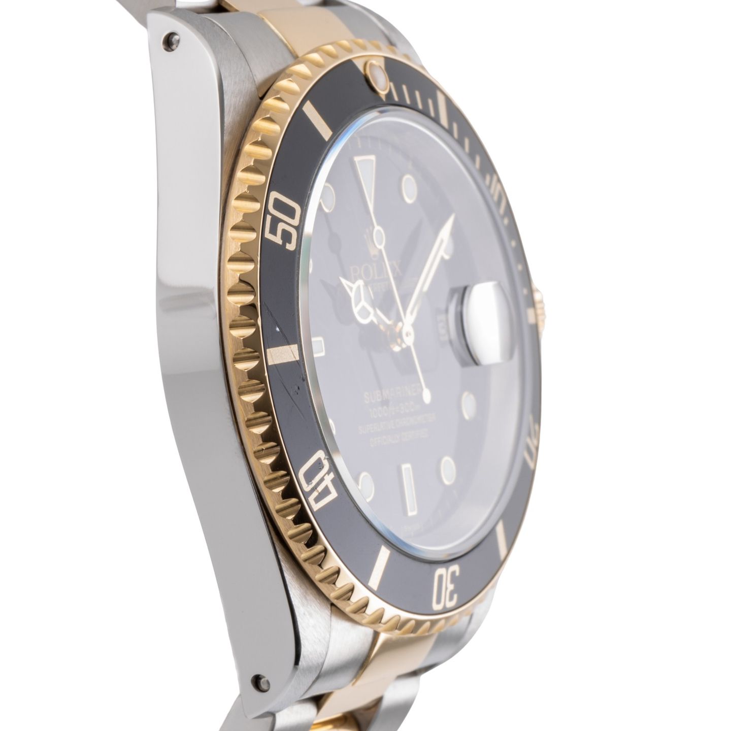 Rolex Submariner Date 16613 (1998) - 40mm Goud/Staal (7/8)